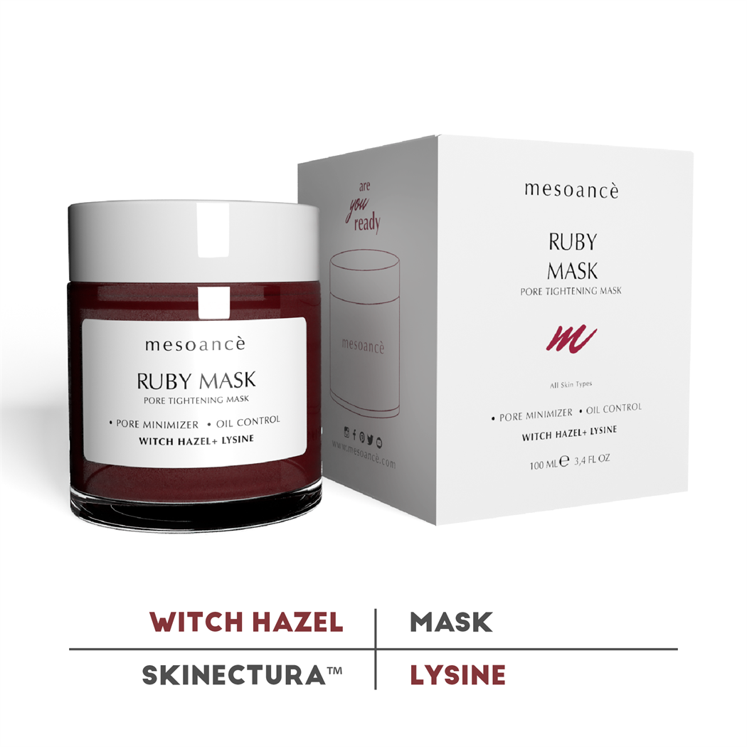 Ruby Pore Tightening Mask Gözenek Sıkılaştırıcı Aydınlatıcı Yüz Maskesi 100ML