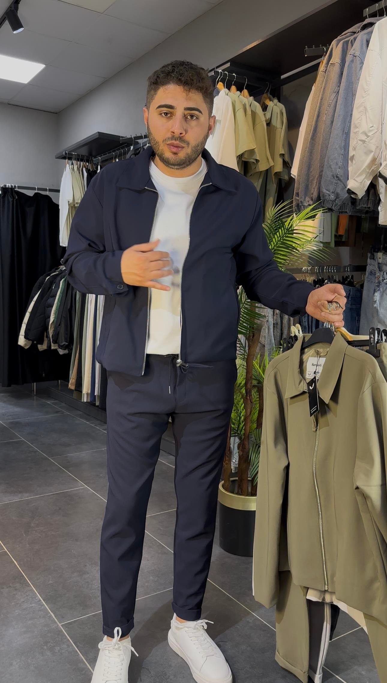 HÜRMÜZ KUMAŞ PANTOLON LACİVERT