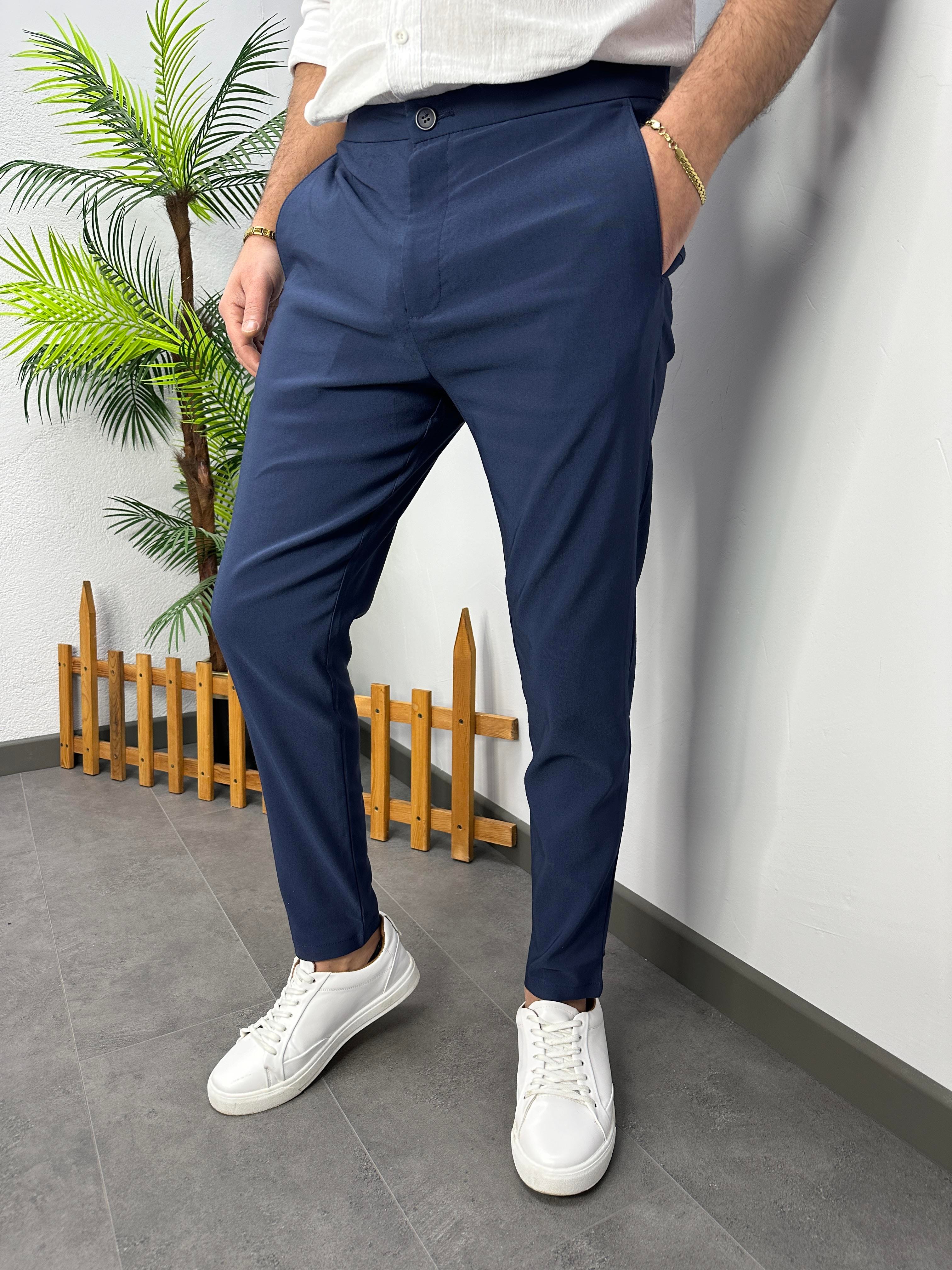 KLASİK JOGGER PANTOLON LACİVERT