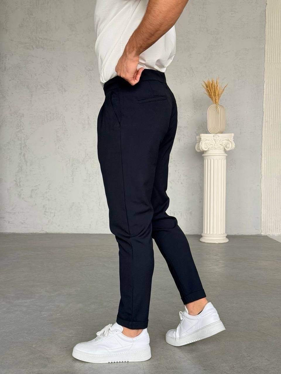 LACİVERT TOKALI PANTOLON