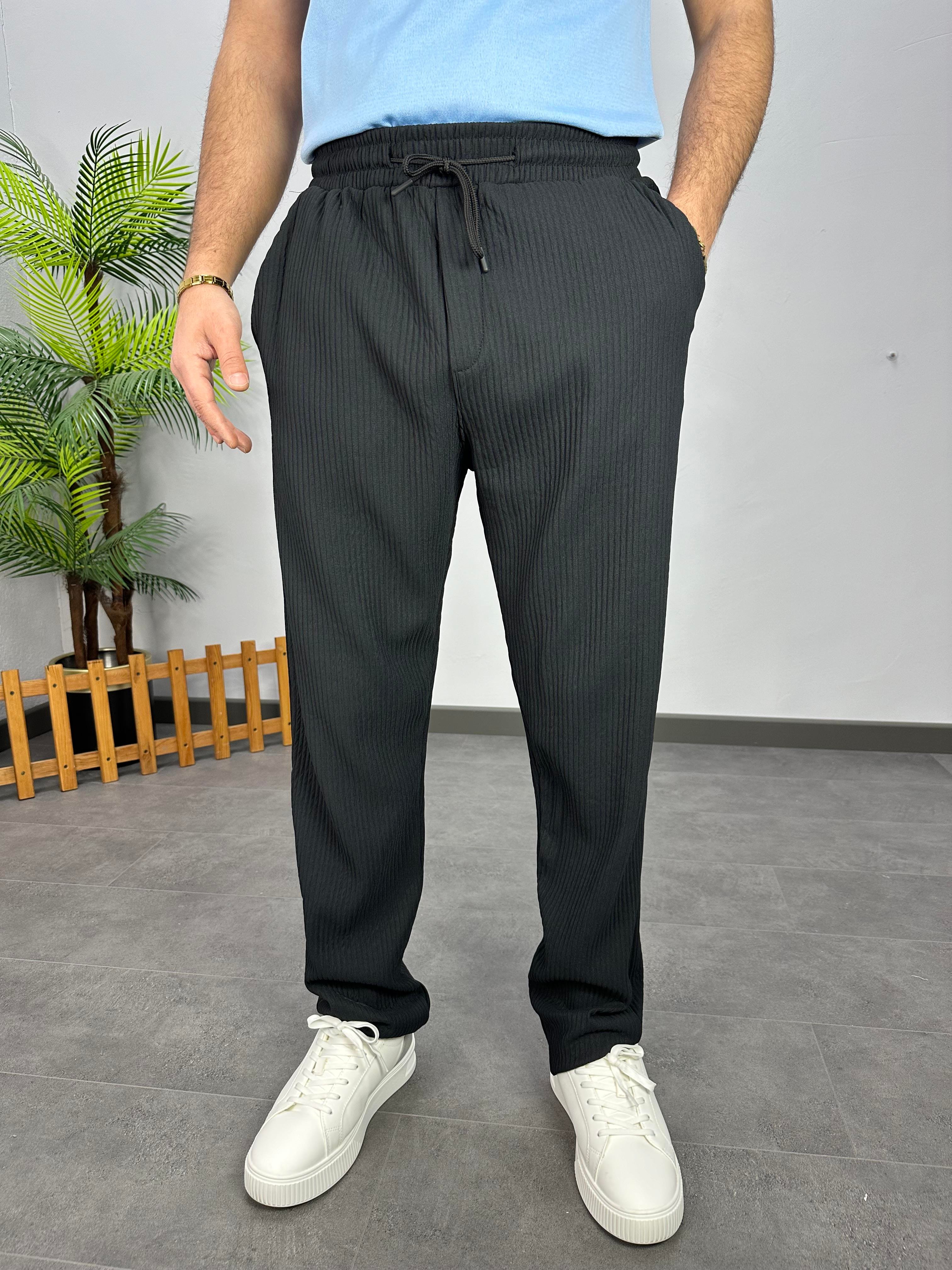 SİYAH OTTOMAN BAGGY PANTOLON