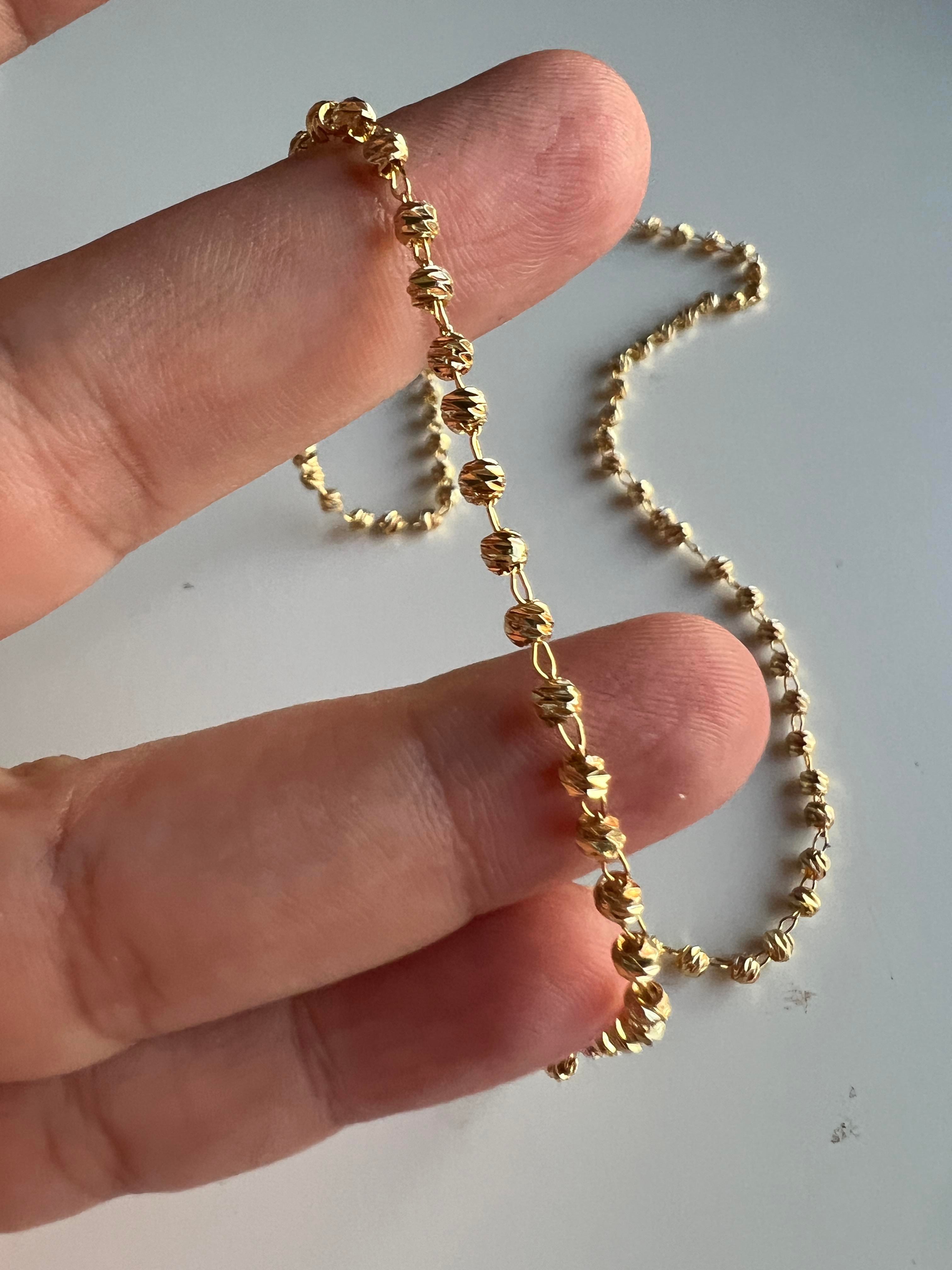40+5 cm MİNİMAL DISCO DORİKA KOLYE