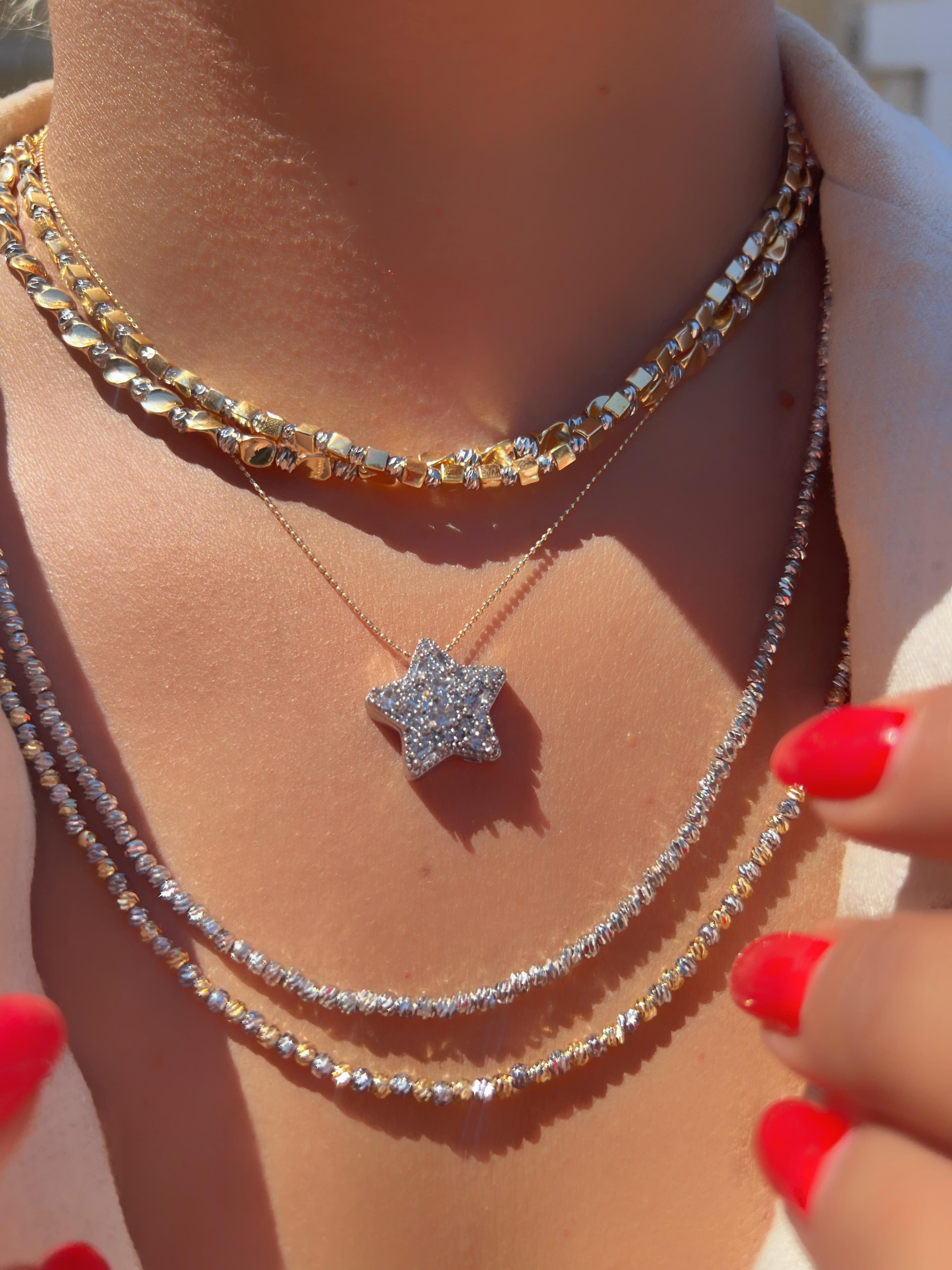 50 CM ÇİFT RENK DORİKA KOLYE