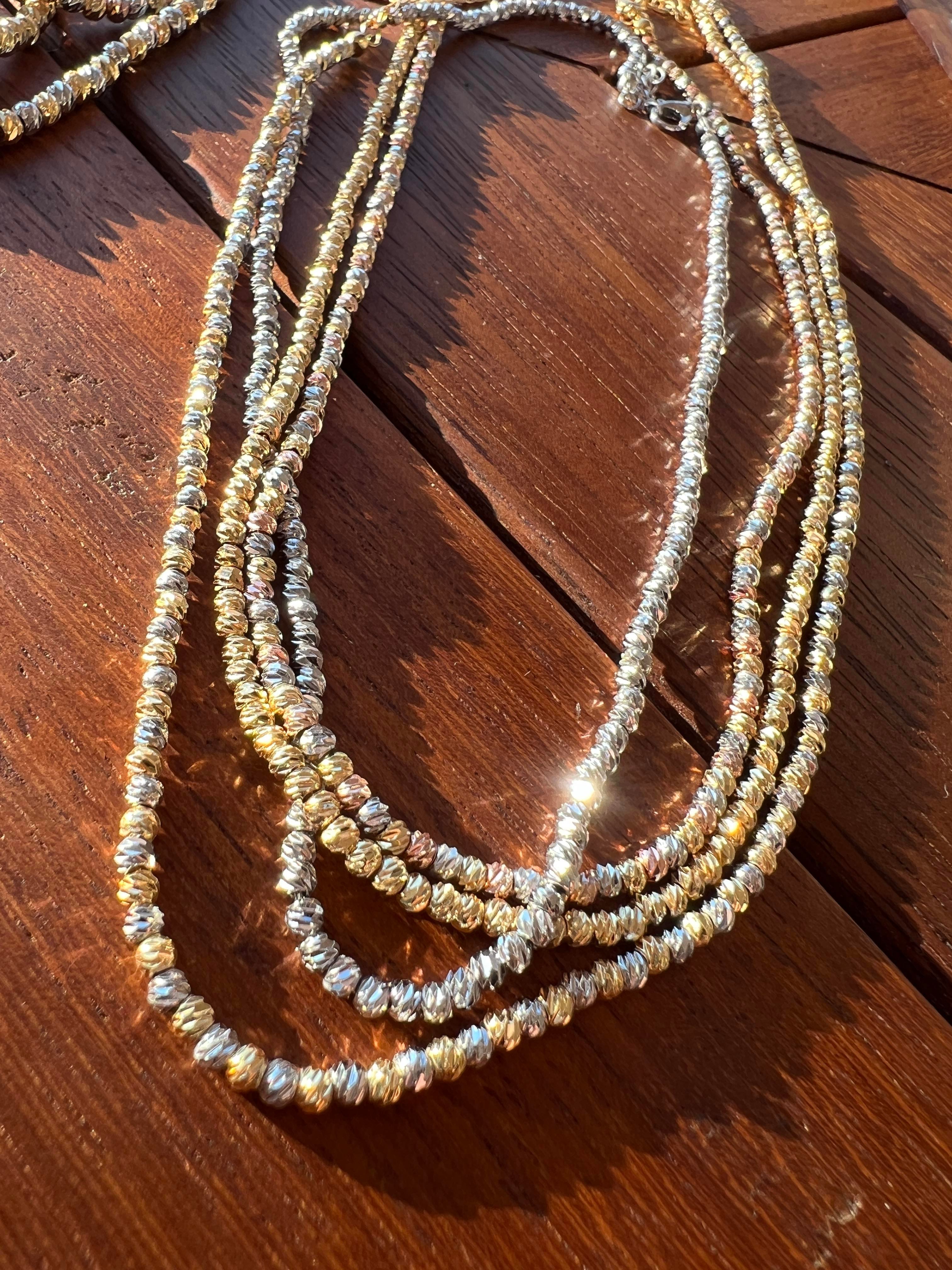 50 CM GOLD RENK DORİKA KOLYE