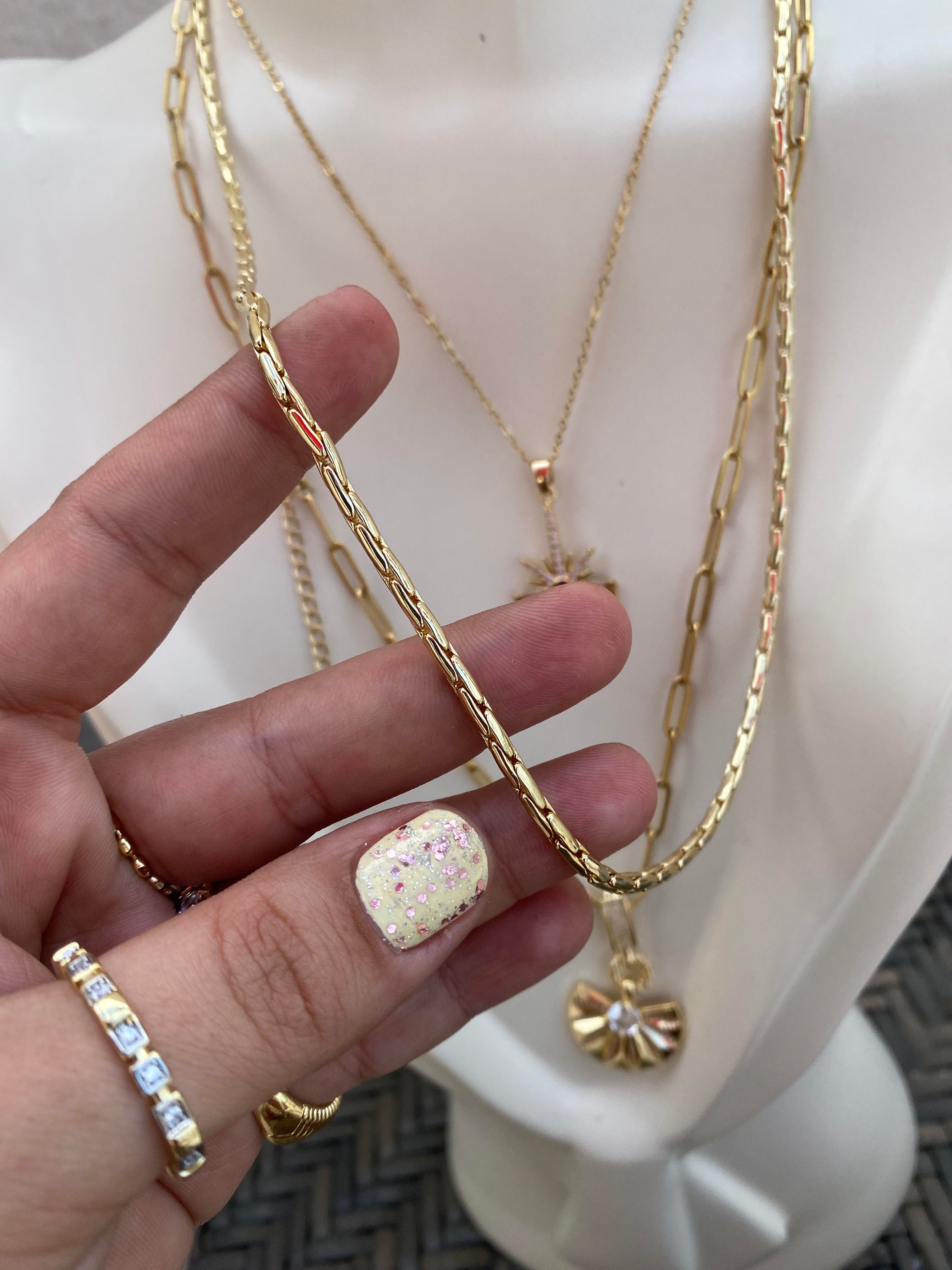 60 CM ALTIN DURUŞ KÜP KOLYE