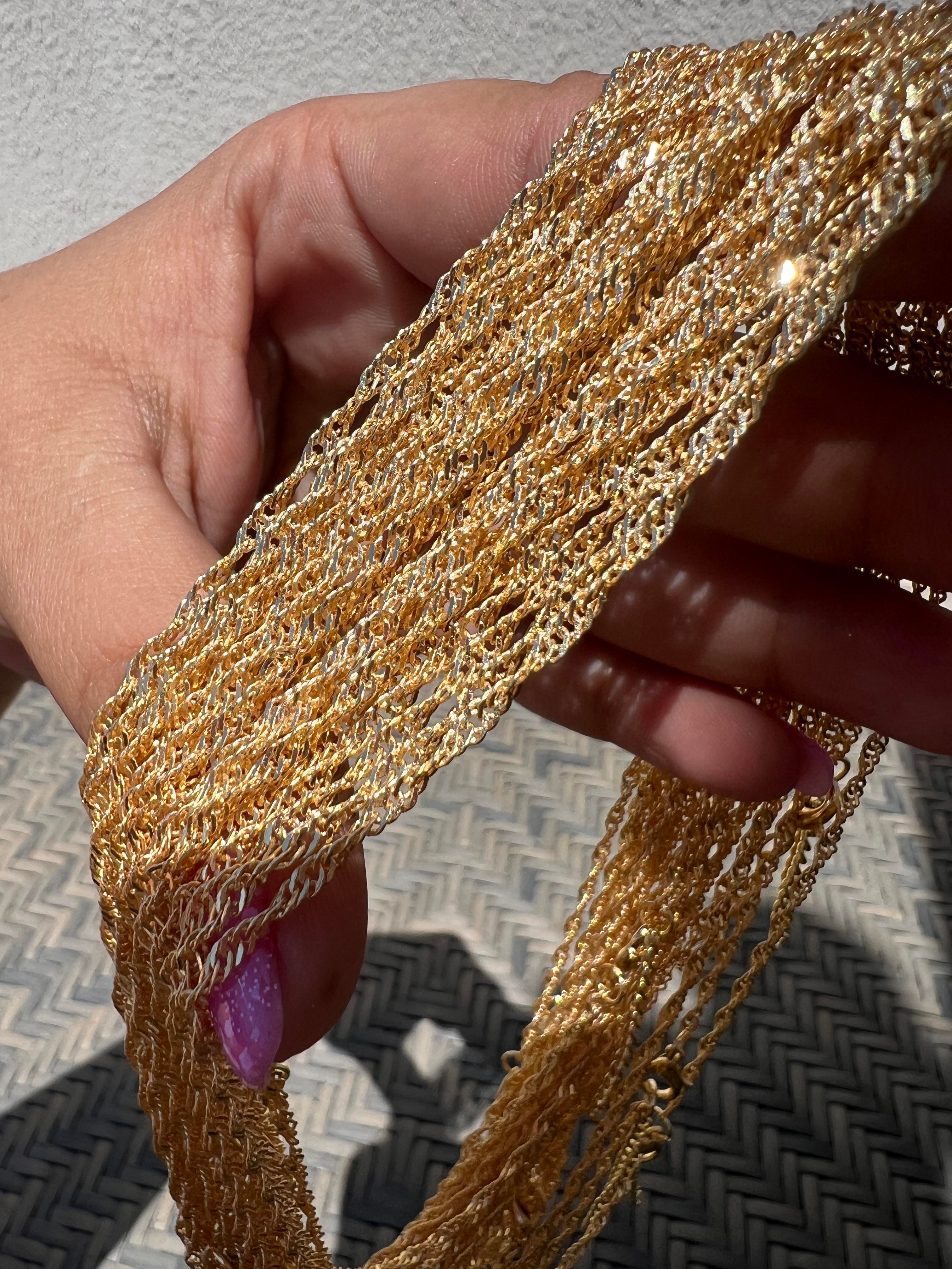 BEKLENEN KENDİNDEN DÖNER 45 cm ALTIN MODEL ZİNCİR