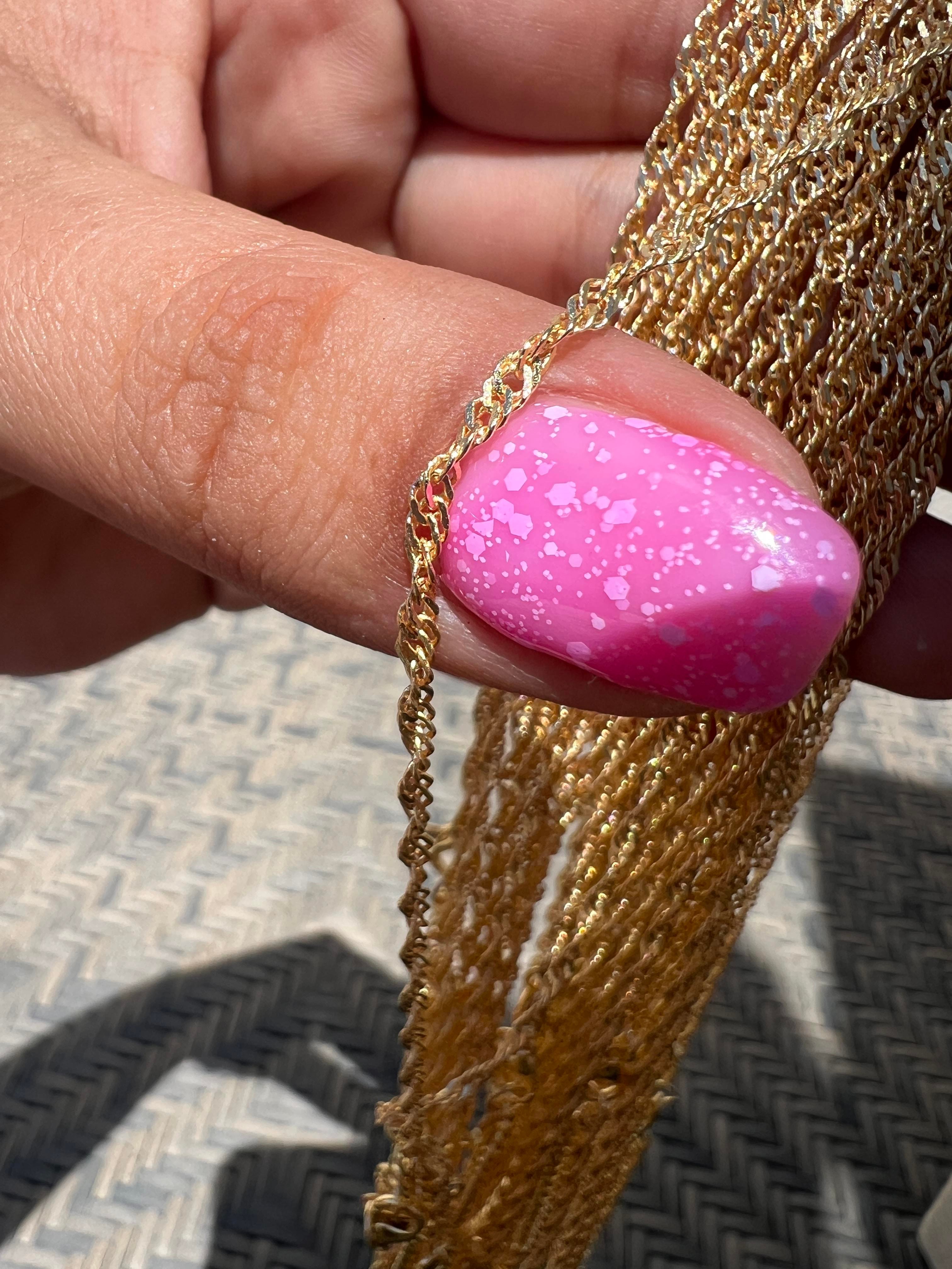 BEKLENEN KENDİNDEN DÖNER 45 cm ALTIN MODEL ZİNCİR