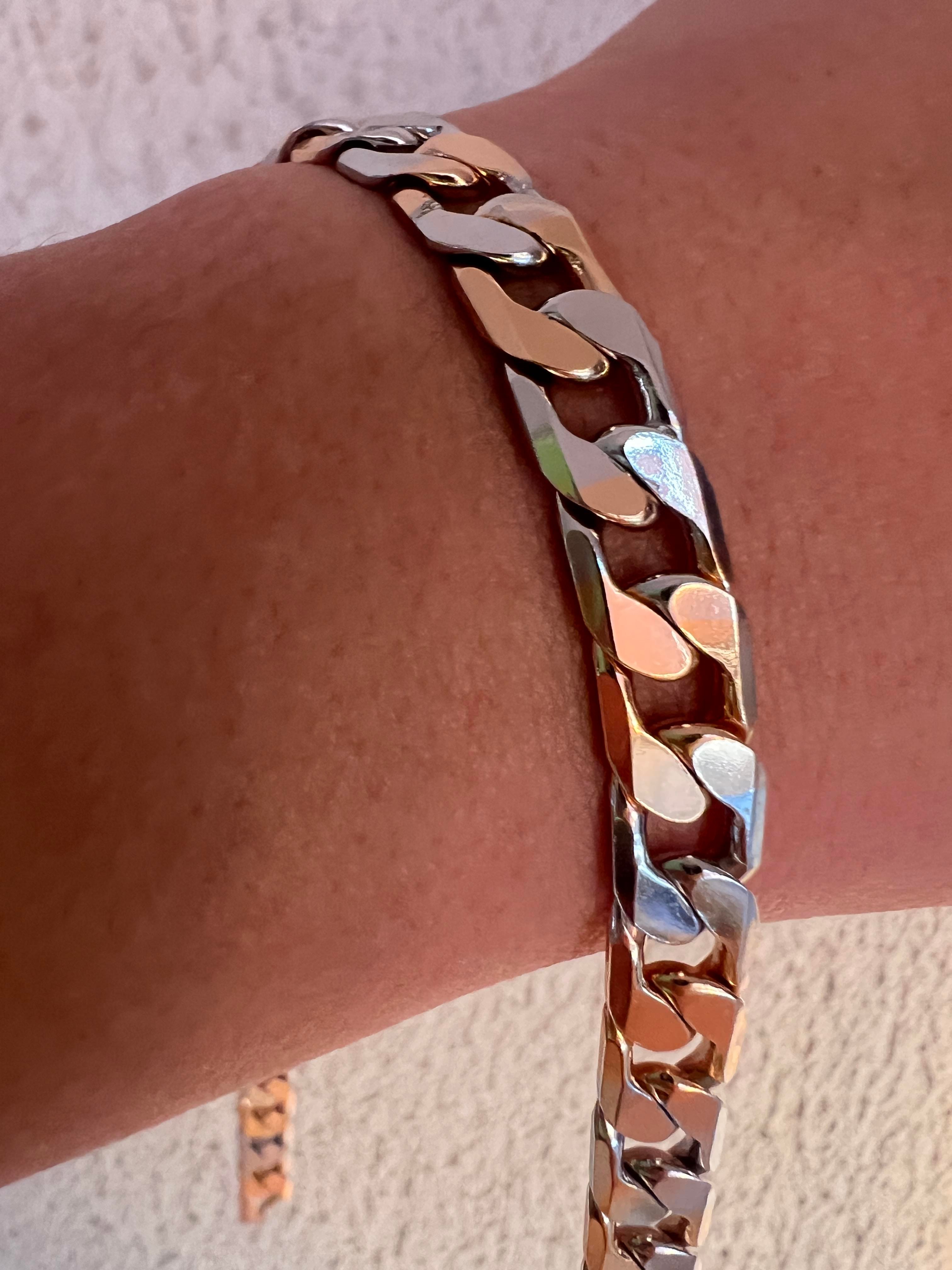 ÇİFT RENK GURMET BİLEKLİK KALIN