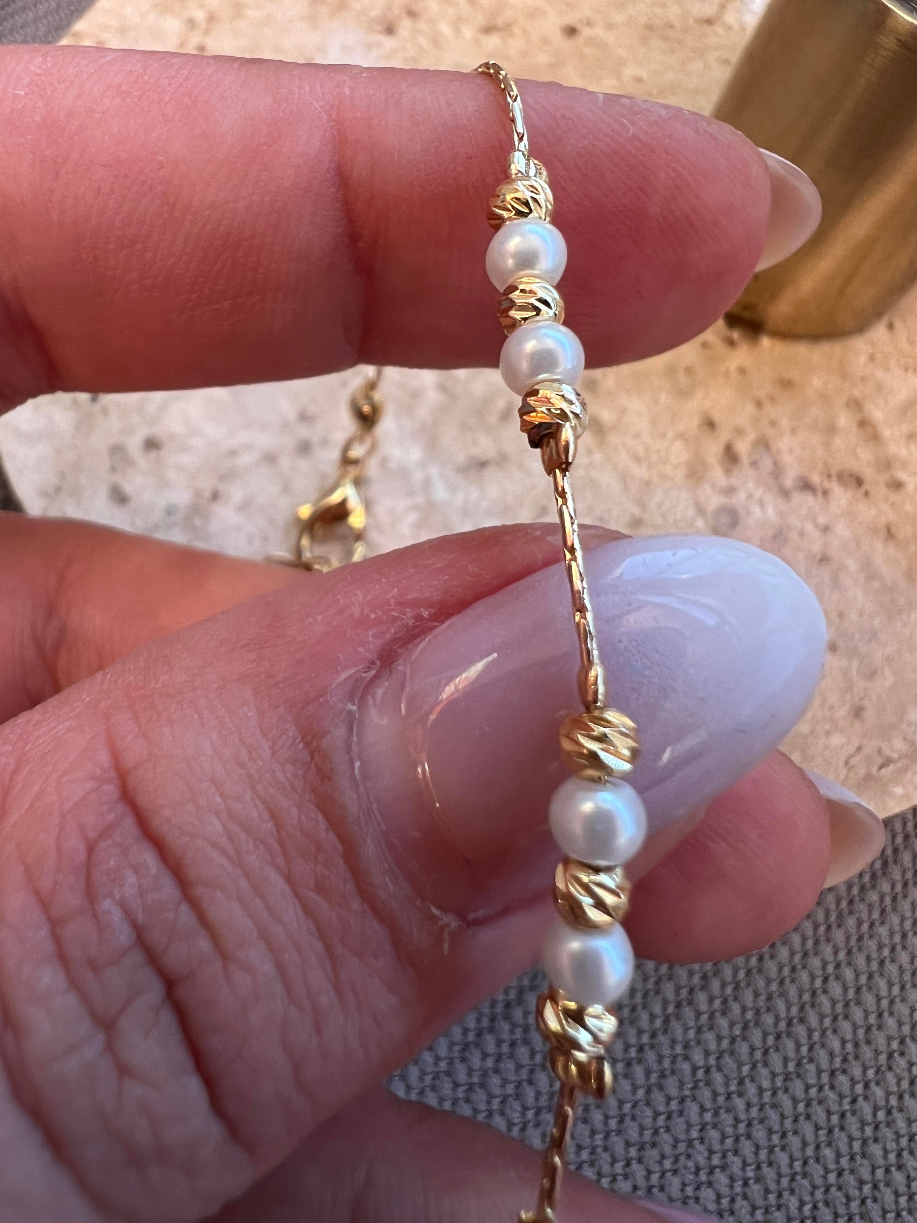 MİNİMAL İNCİ TEL DORİKA BİLEKLİK