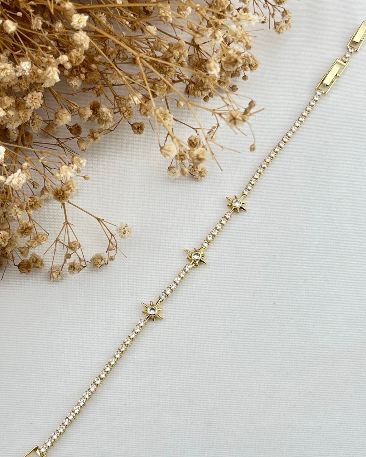 MİNİMAL VİP PIRLANTA GÖRÜNÜMLÜ BİLEKLİK