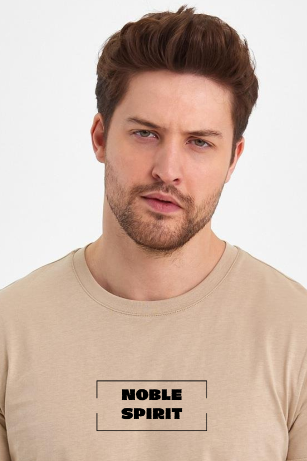 FİHA/2059- ERKEK BASKILI COMPACT SIFIR YAKA TSHIRT - OXFORD