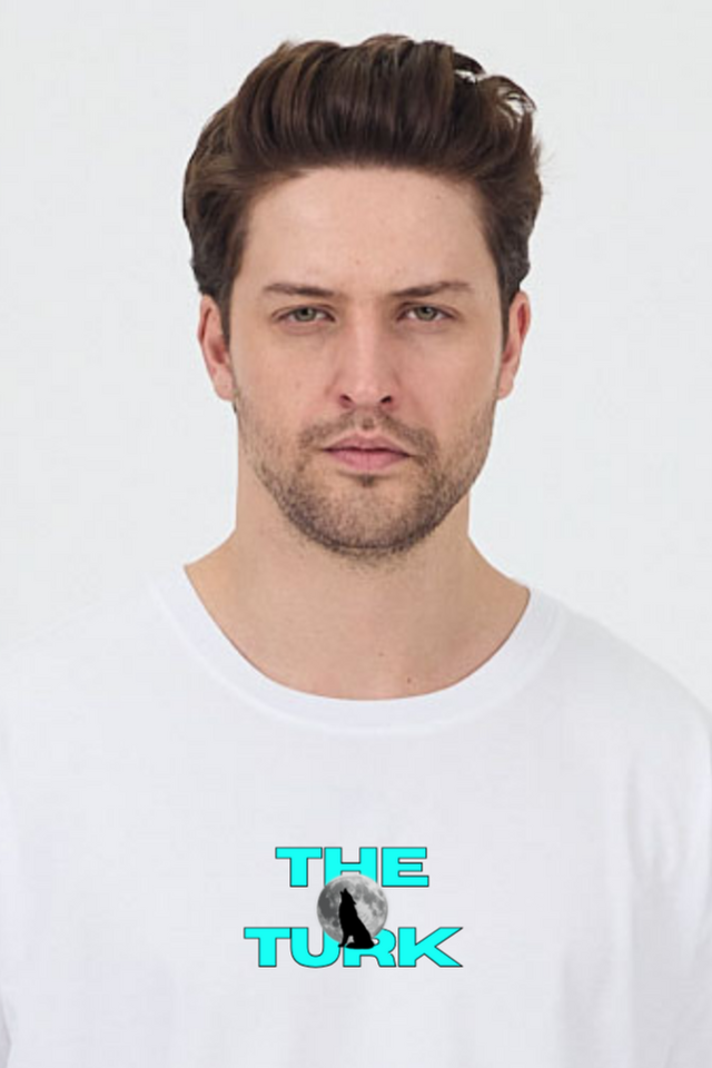 FİHA/2101-UNISEX ÖN ARKA BASKILI T-SHIRT - BEYAZ