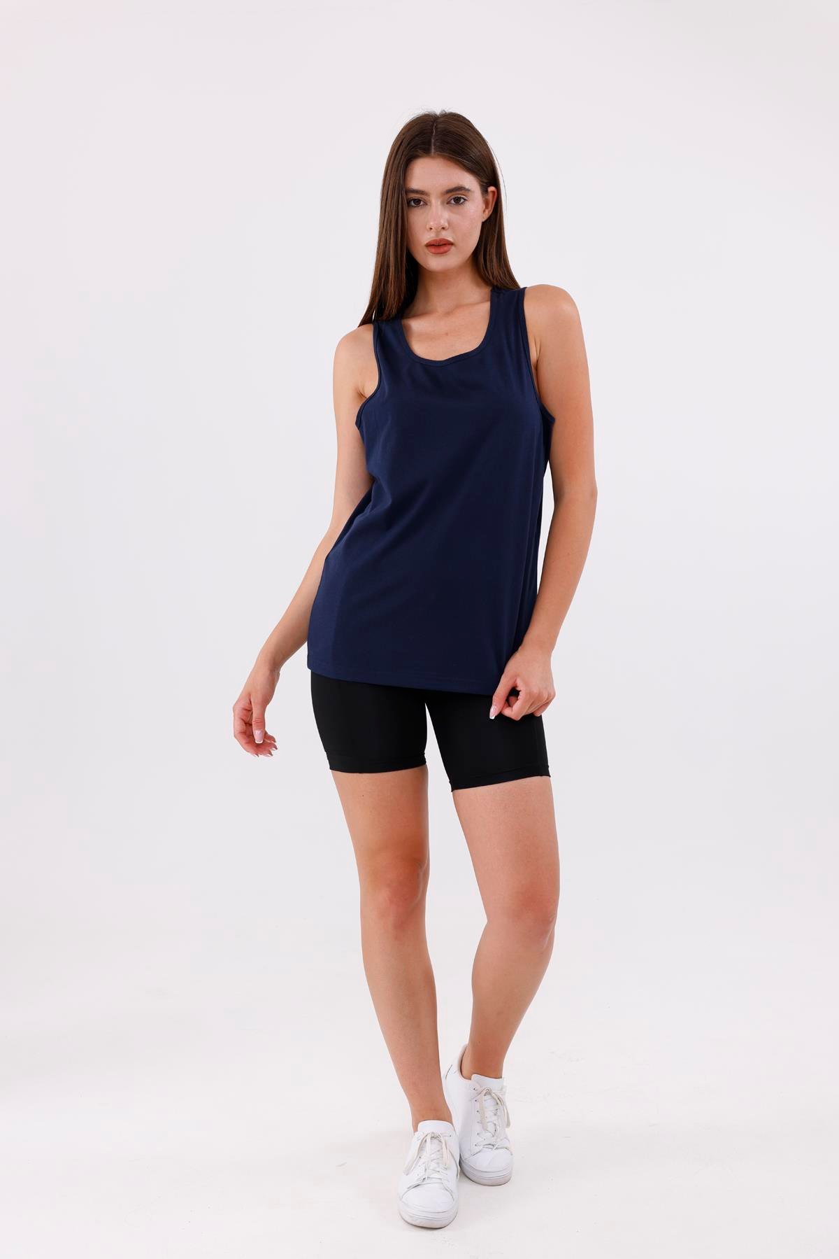 FİHA/3096-UNISEX SIFIR KOL ATLET - LACİVERT