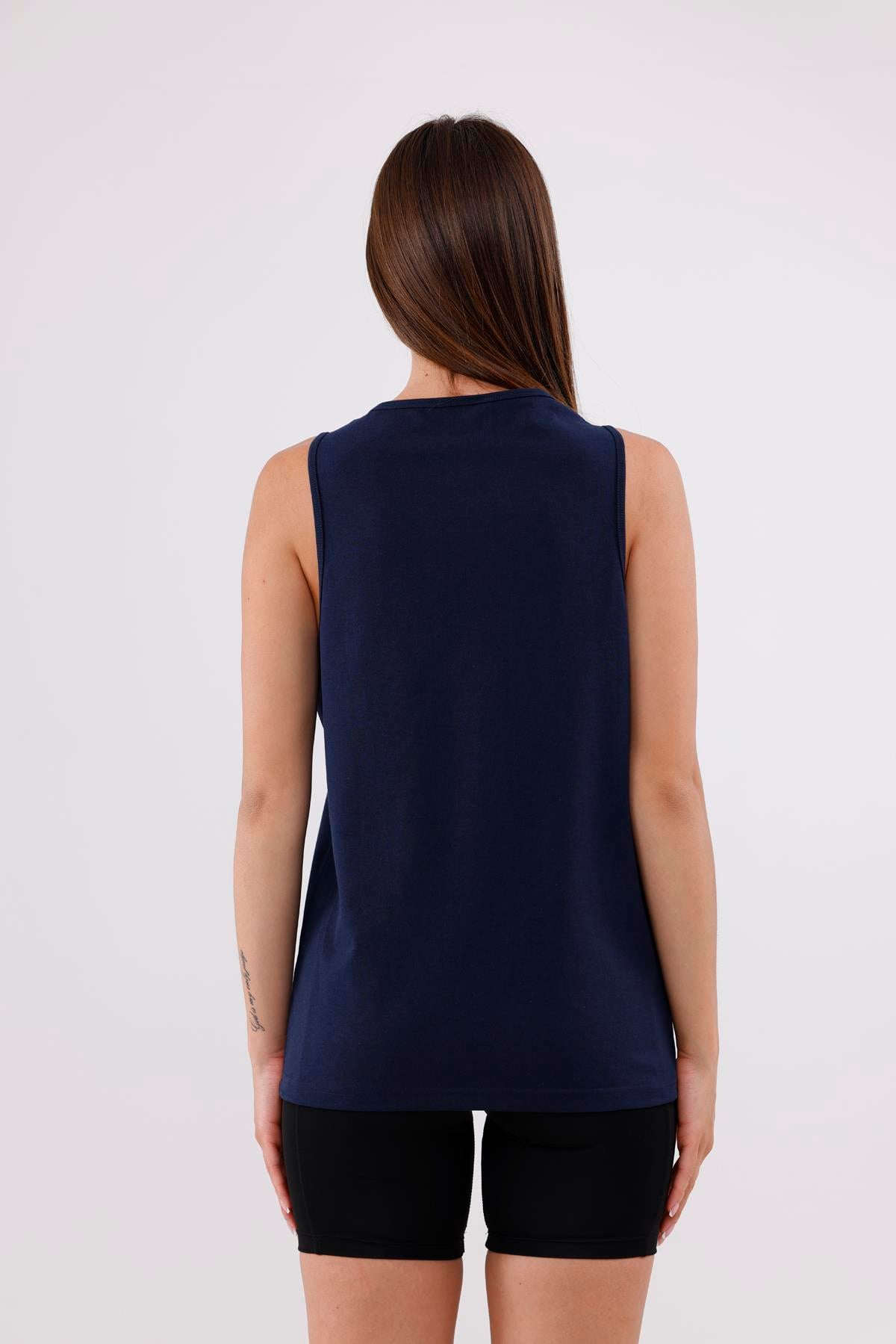 FİHA/3096-UNISEX SIFIR KOL ATLET - LACİVERT