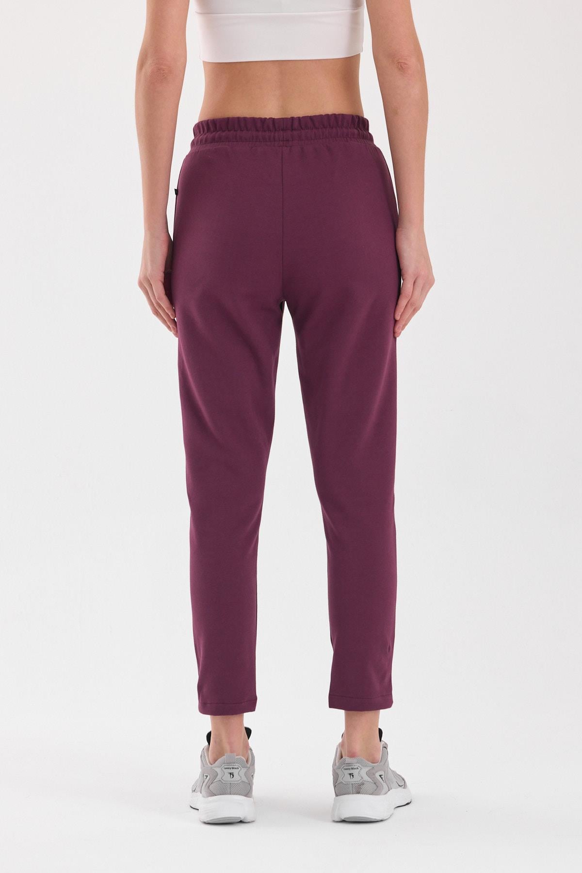 FİHA/4043-KADIN JOGGER PANTOLON - MAUVE WINE