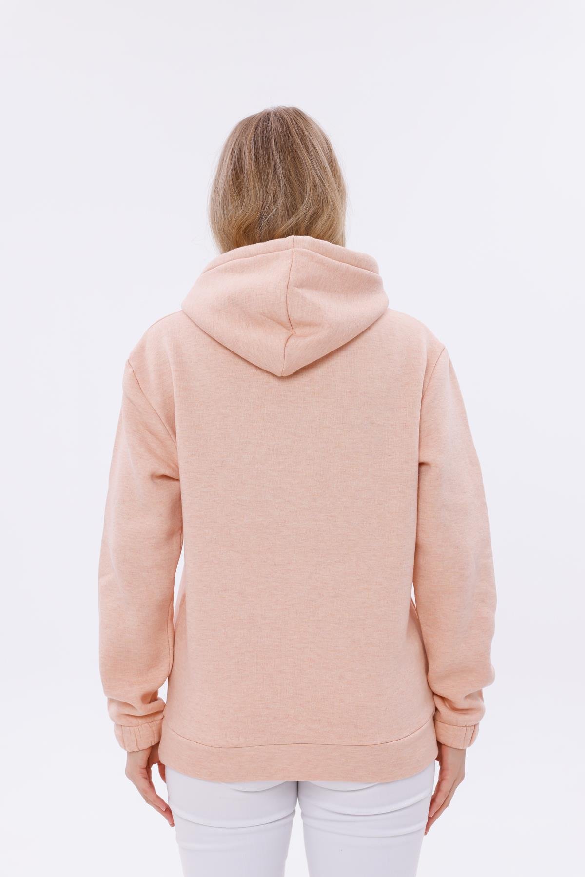 FİHA/9016-KOLU LASTİKLİ KAPŞONLU SWEAT - SOMON