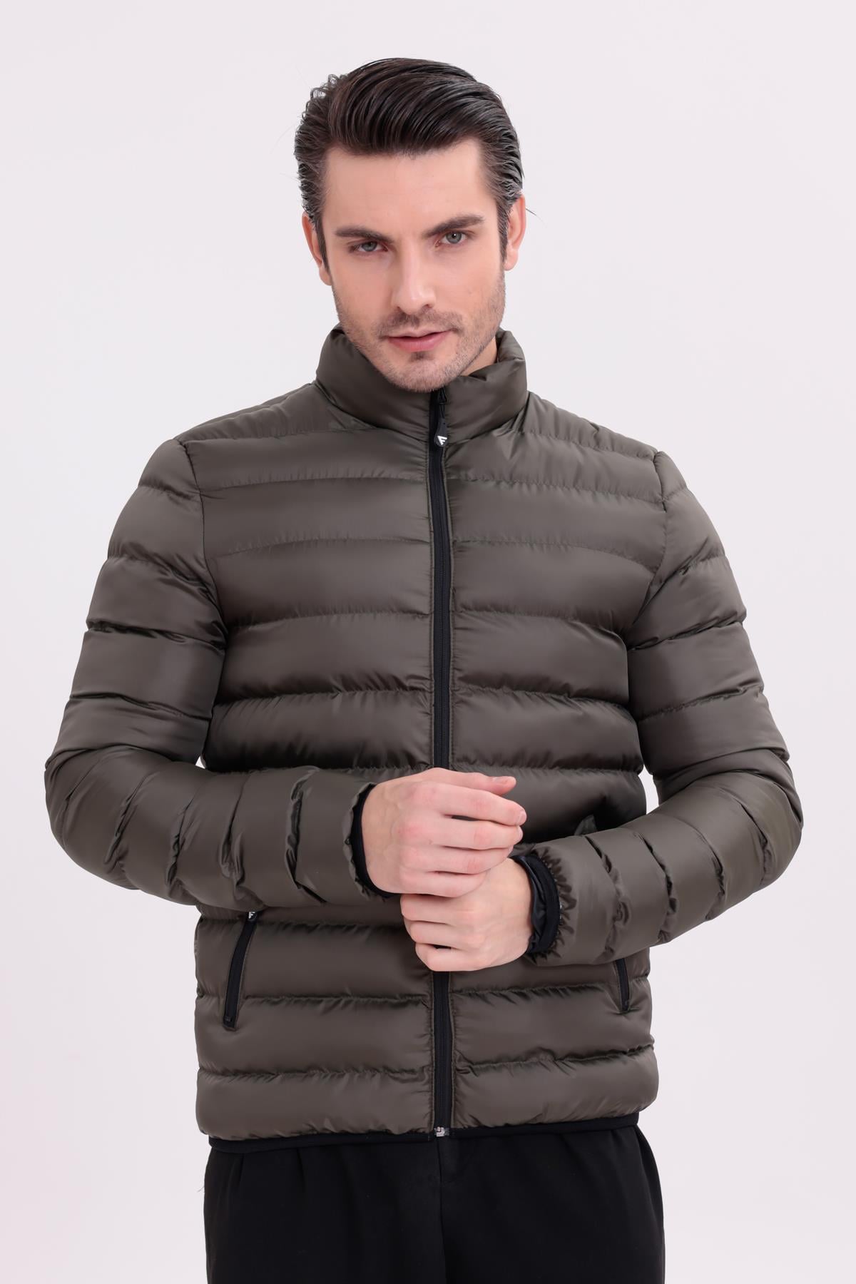 FİHA/9026-ERKEK ŞİŞME MONT - HAKİ