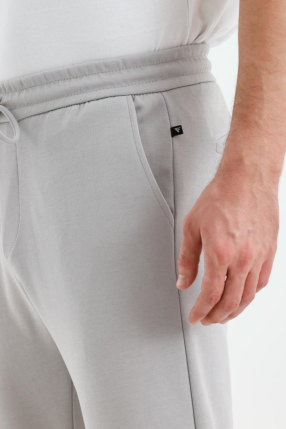 FİHA/9535-ERKEK DÜZ PAÇA JOGGER PANTOLON - GRİ