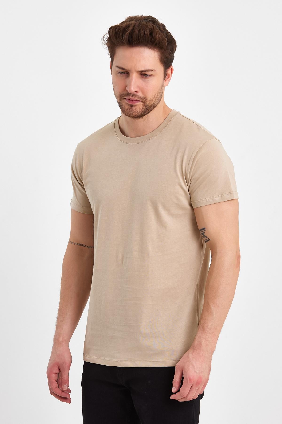 FİHA/GAP-7010 ERKEK KOMPAK SIFIR YAKA T-SHIRT - OXFOZO 