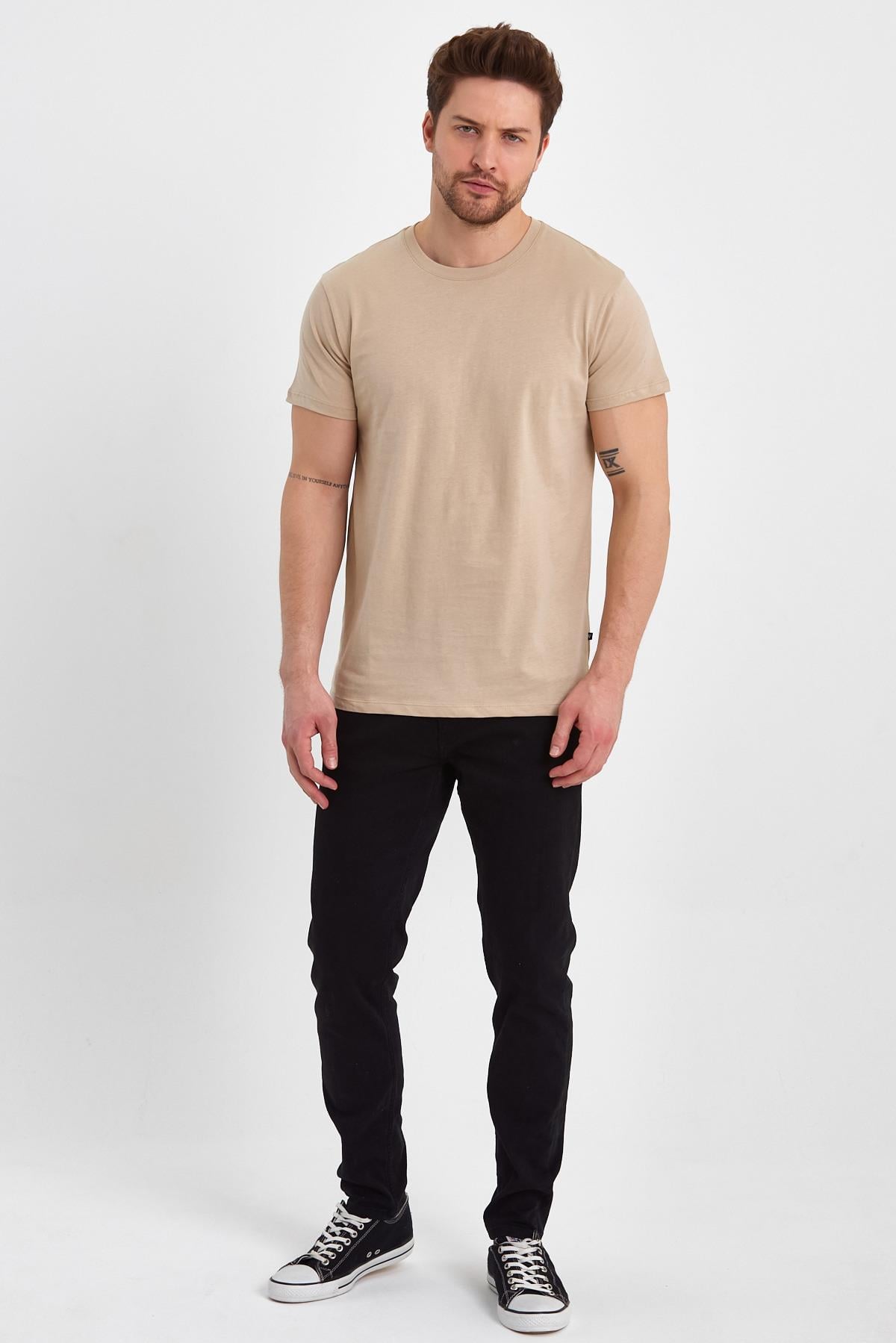 FİHA/GAP-7010 ERKEK KOMPAK SIFIR YAKA T-SHIRT - OXFOZO 