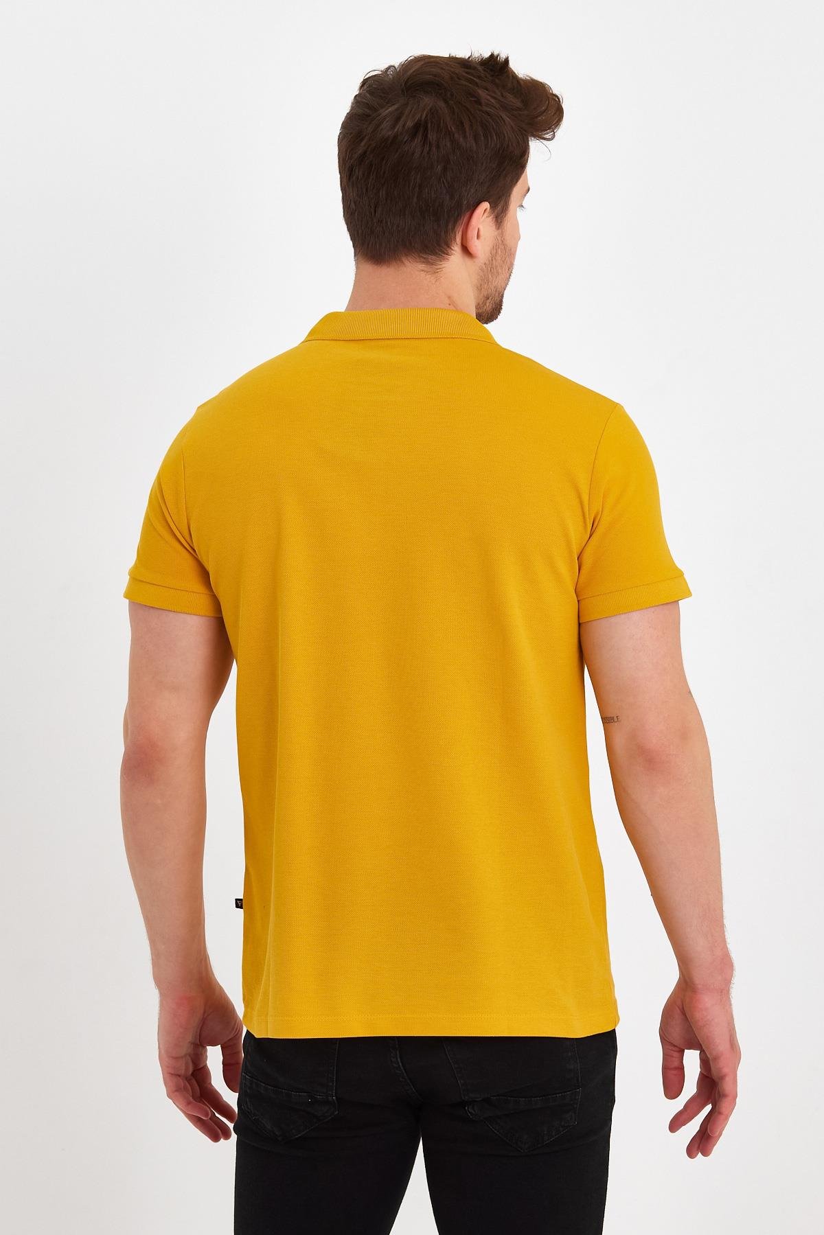FİHA/GAREGEN-9031 ERKEK KOMPAK POLO YAKA - SUN FLOWER 