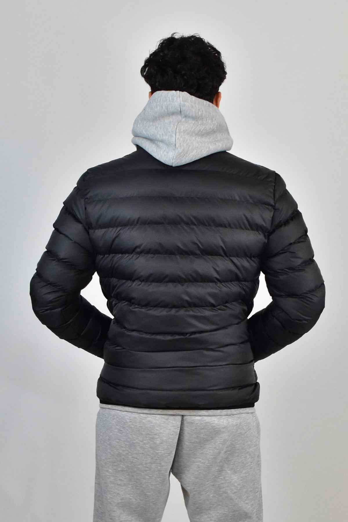 YENLİK 9026 ERKEK ŞİŞME MONT SİYAH