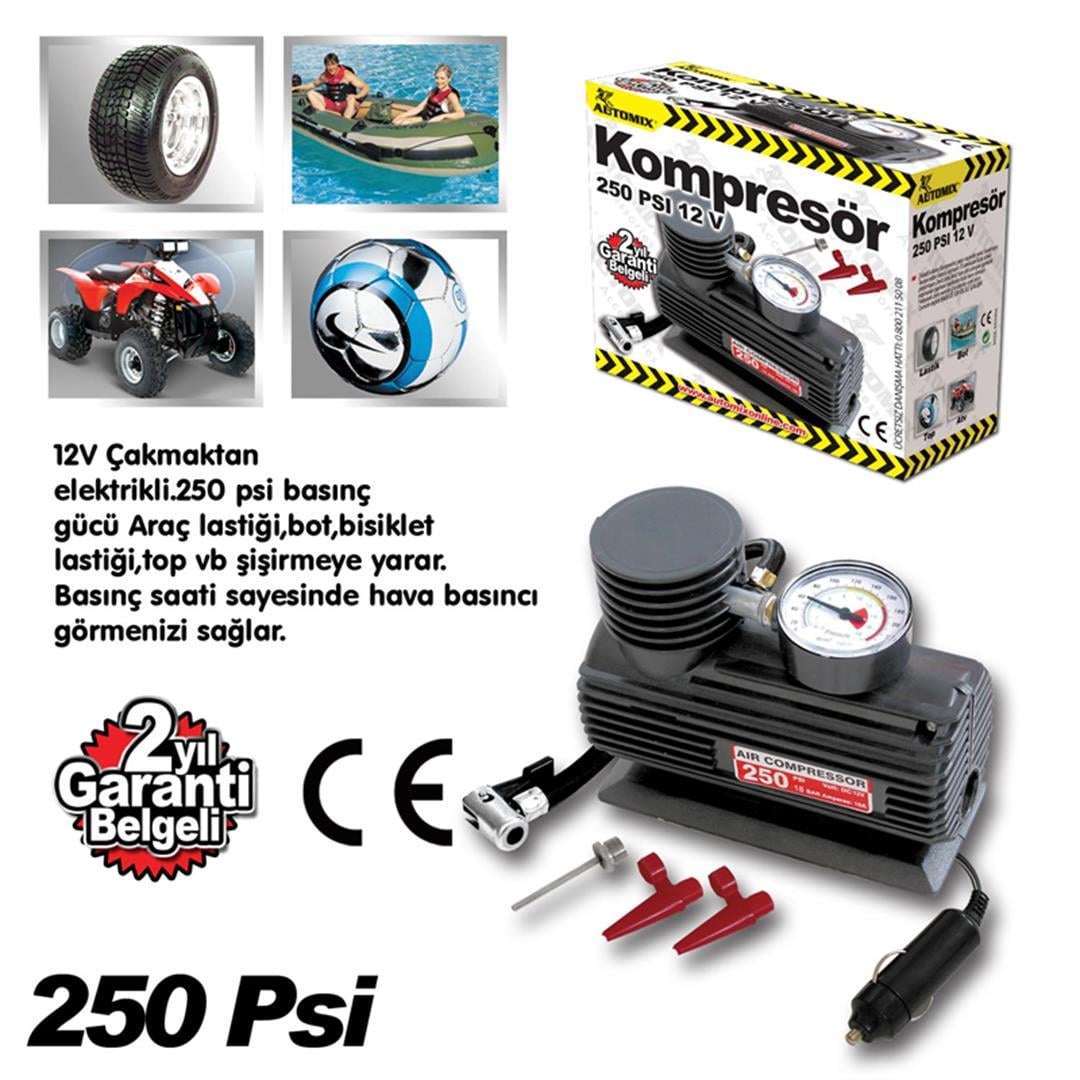 Automix 250 Psi Kompresör