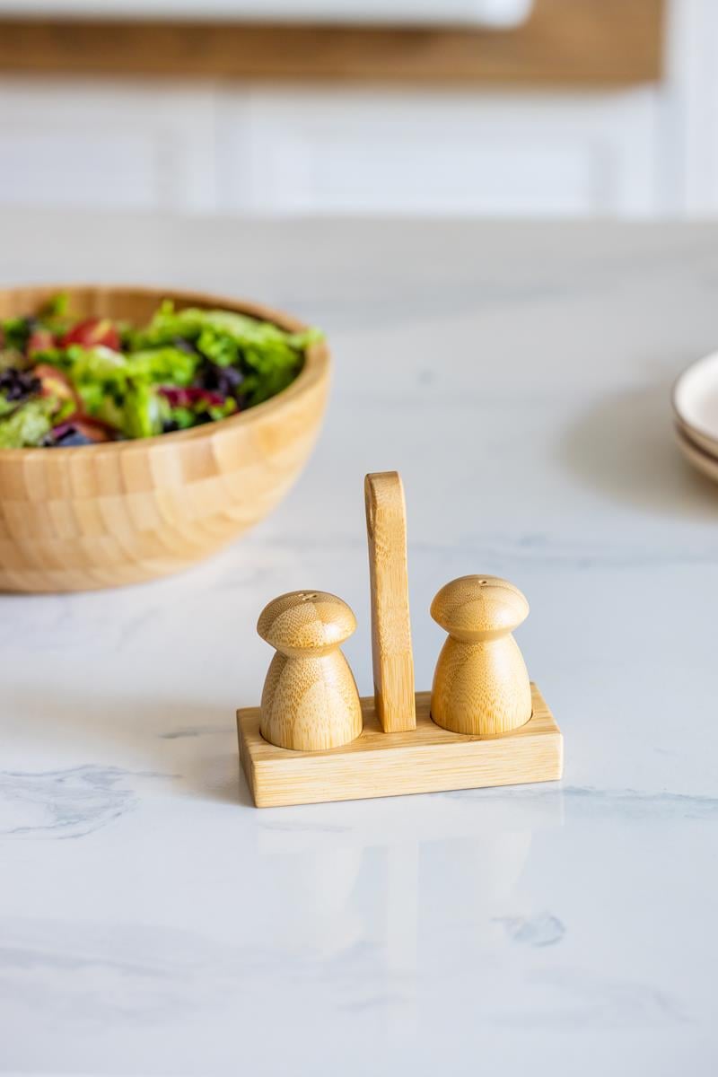 DiğerBambu Mini Tuzluk Biberlik