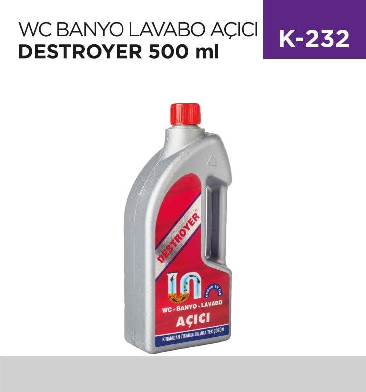 DiğerBanyo & Wc Lavabo Açıcı Sıvı 500 ml