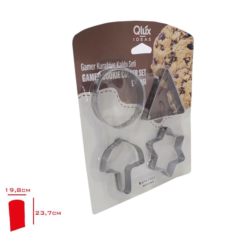 Star Yapı MarketKurabiye Kalıbı Seti Metal L-00851