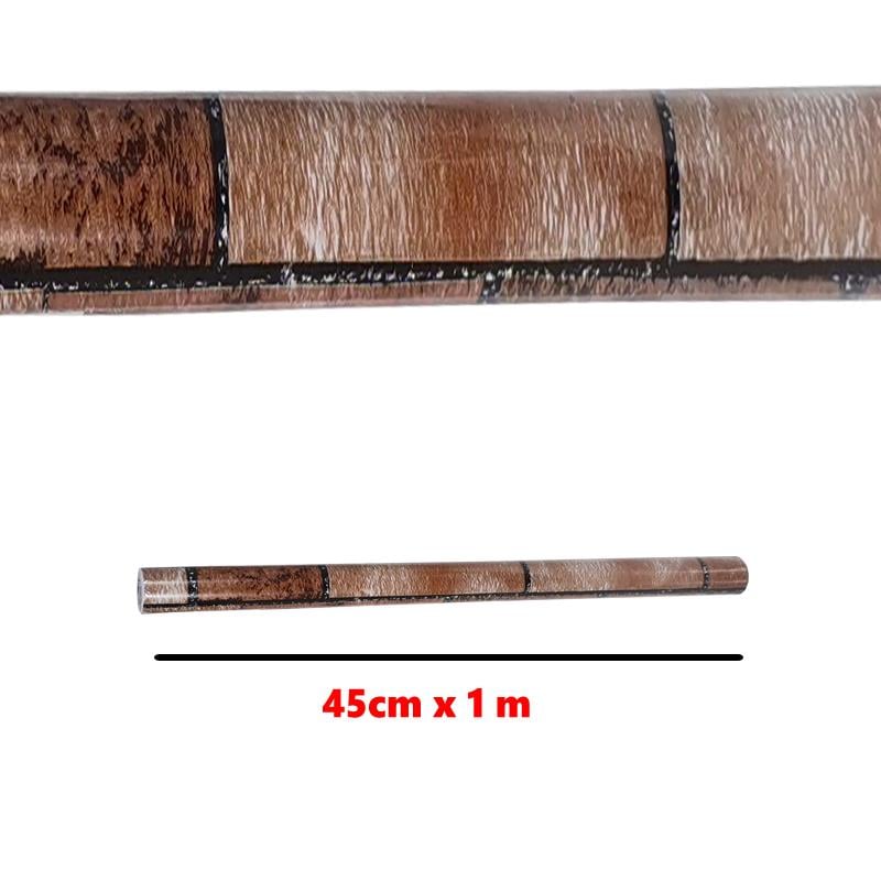 Leva Duvar Kağıdı Ahşap Desen 45*1MT L-60310