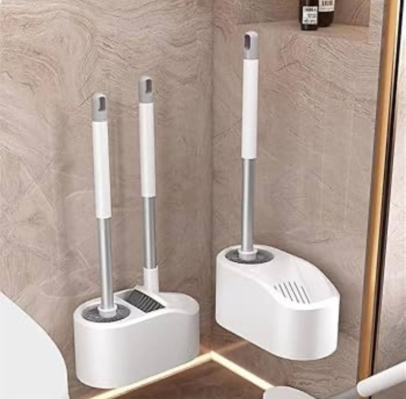 DiğerLüks Wc Fırça Seti Yapışkanlı 2 Li 9007