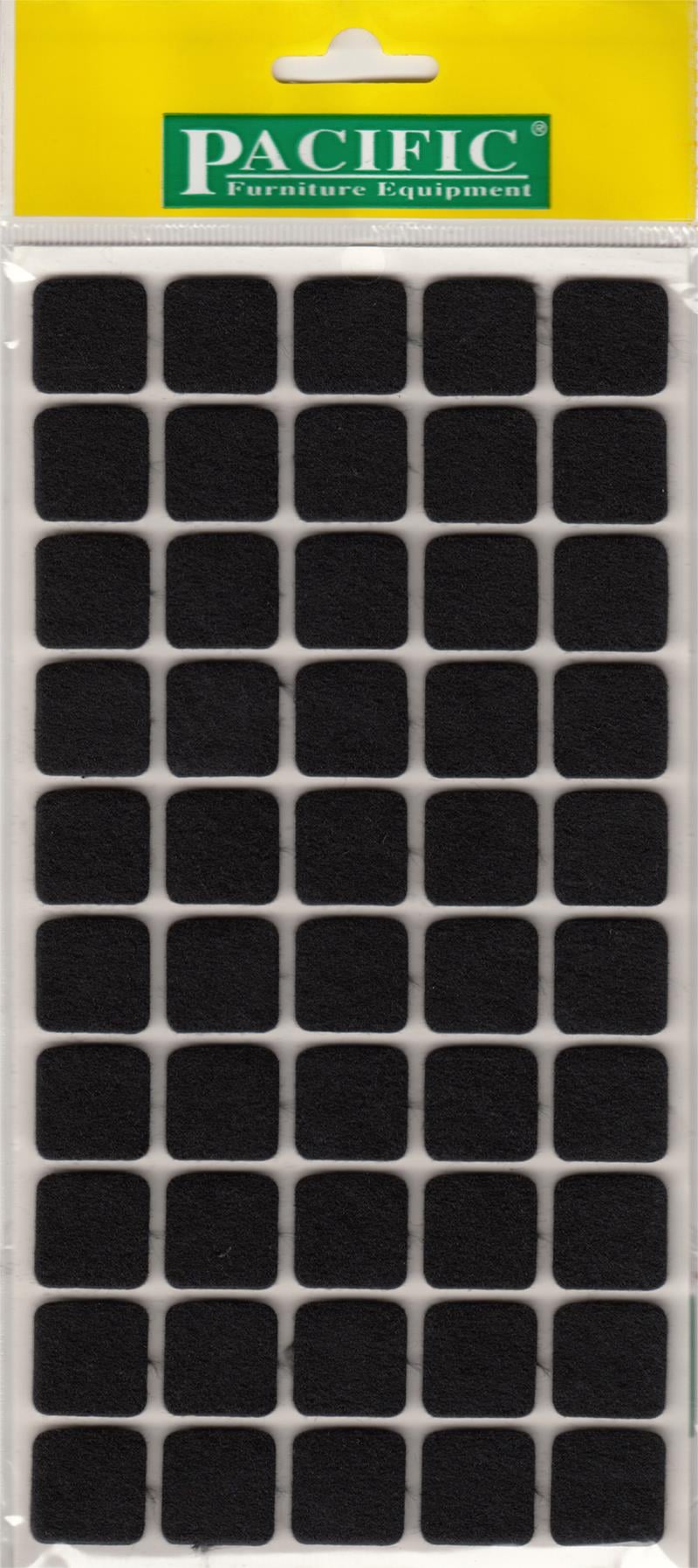 PacificPacific Yapışkan Keçe 20*20mm Siyah
