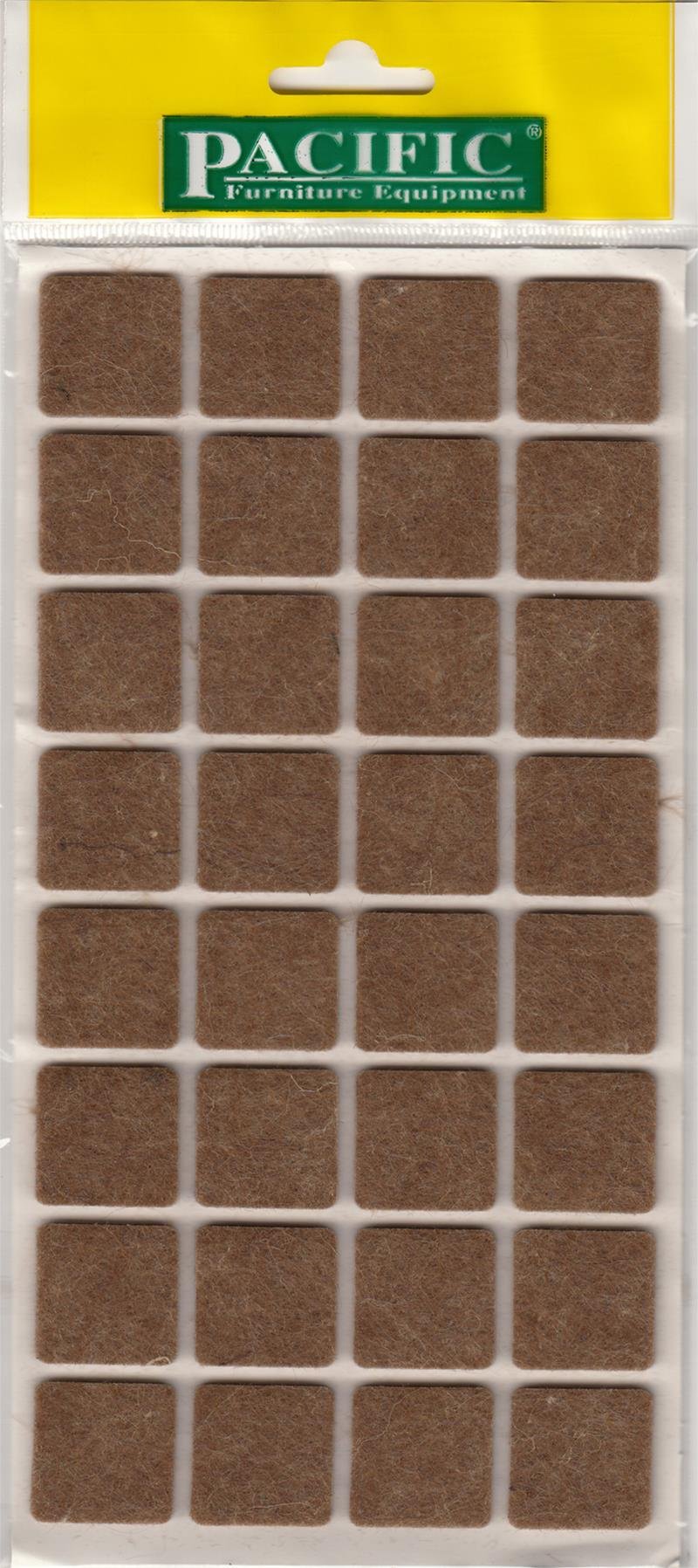 PacificPacific Yapışkan Keçe 25*25mm Kahve