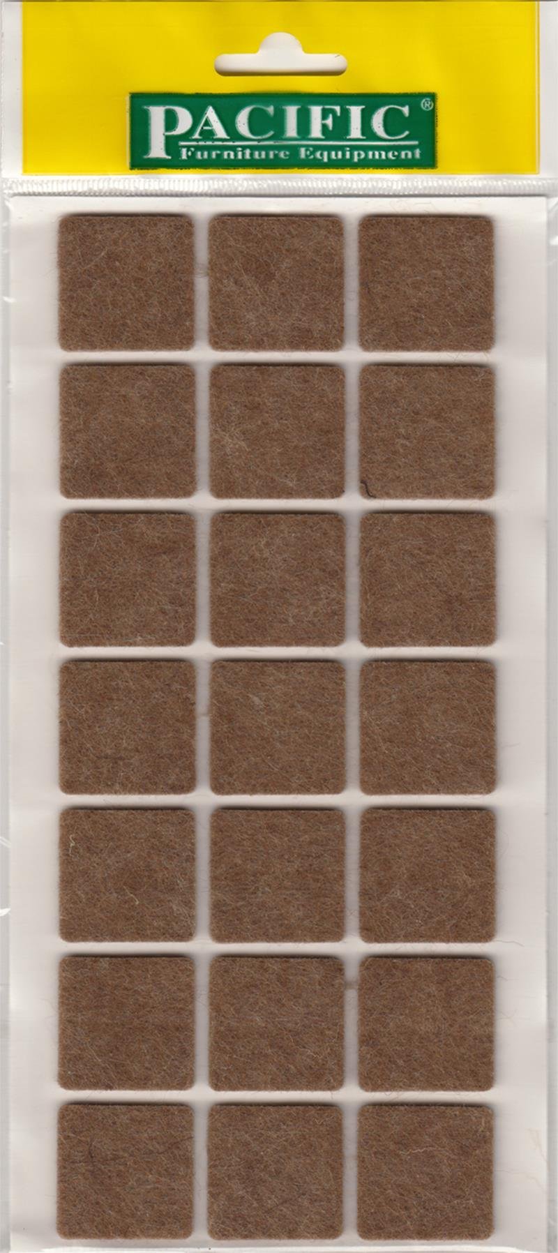 PacificPacific Yapışkan Keçe 30*30mm Kahve