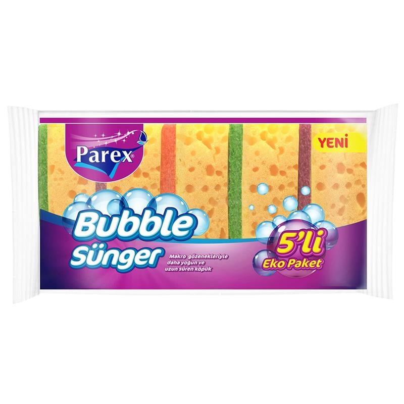 ParexParex Bubble Sünger Düz 5 li