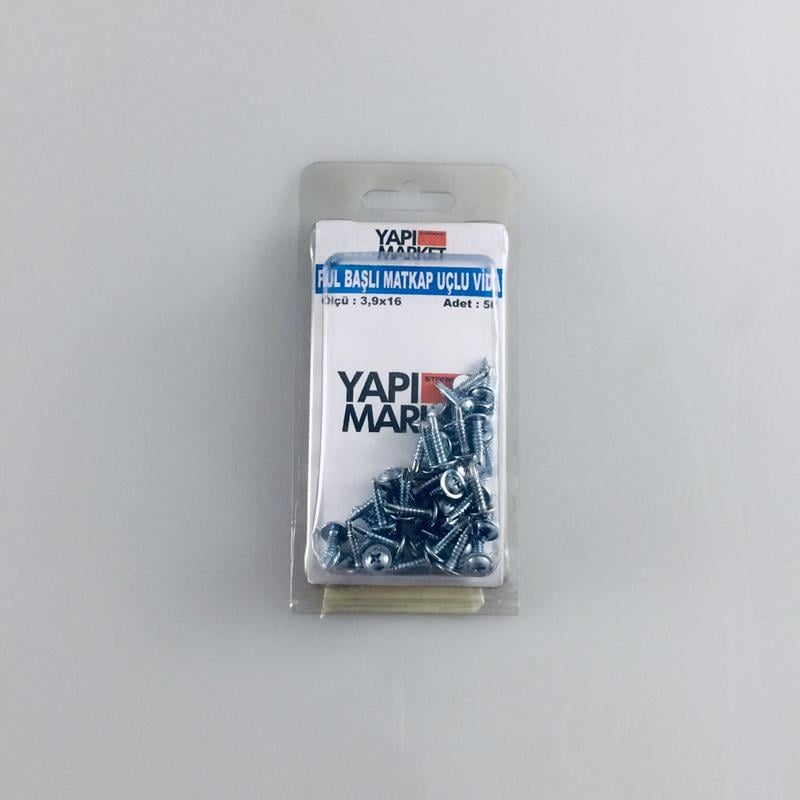 DiğerPul Başlı M.U. Vida 3,9*16