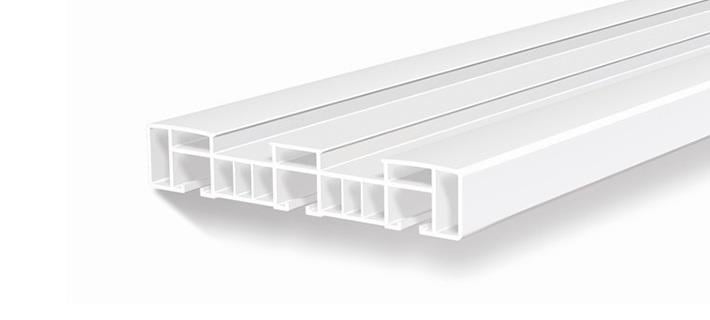 PVC Perde Rayı Korniş 2000 3 LÜ 3,25 MT