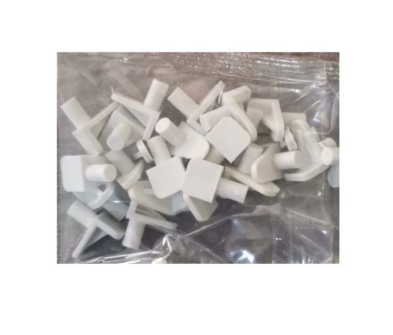 AYDERRaf Pimi Plastik Dübel 5MM Beyaz 1 pk 25 Adet