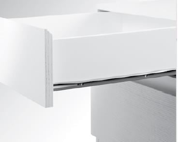 Samet 500 mm Bantlı Metal Ray Set Beyaz