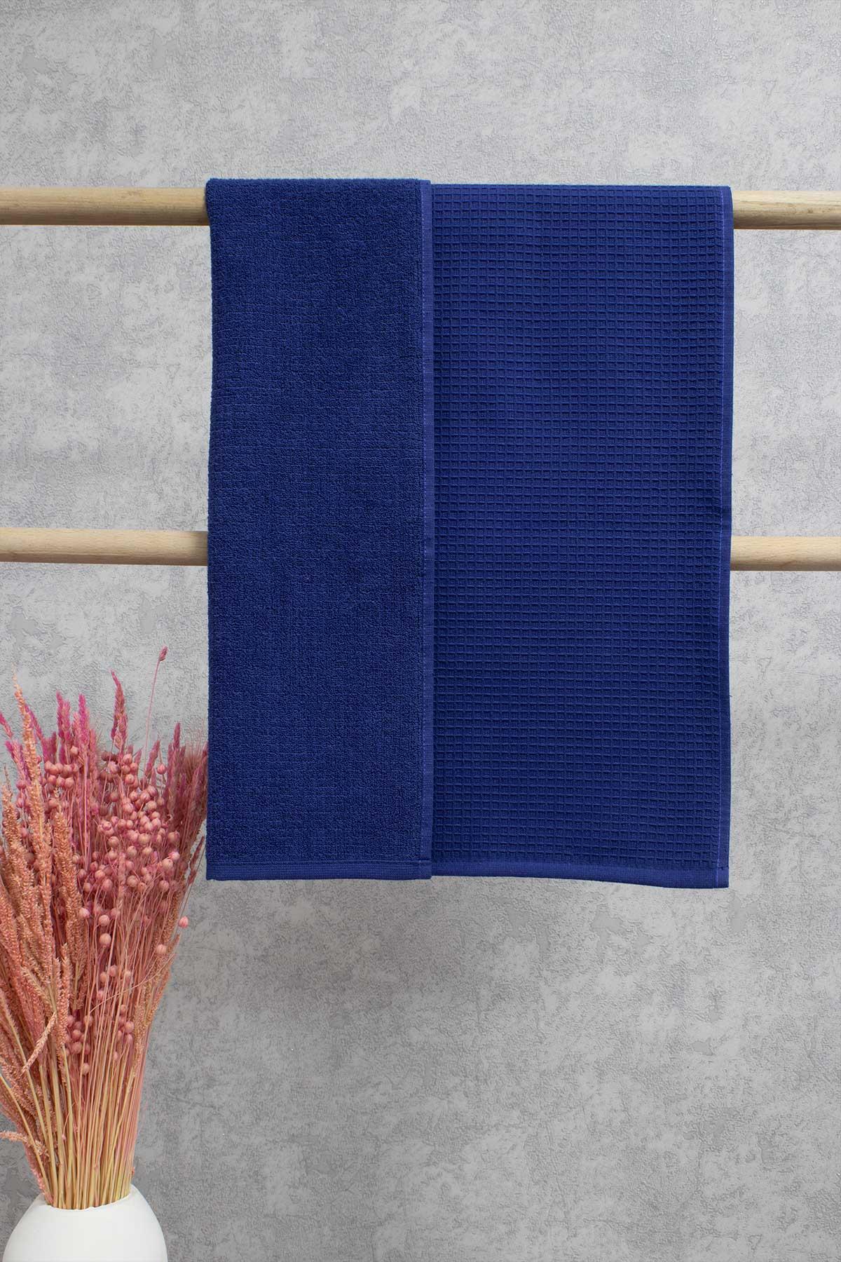 %100 Pamuklu İçi Bukle Dışı Pike 50 x 90 Havlu Petek