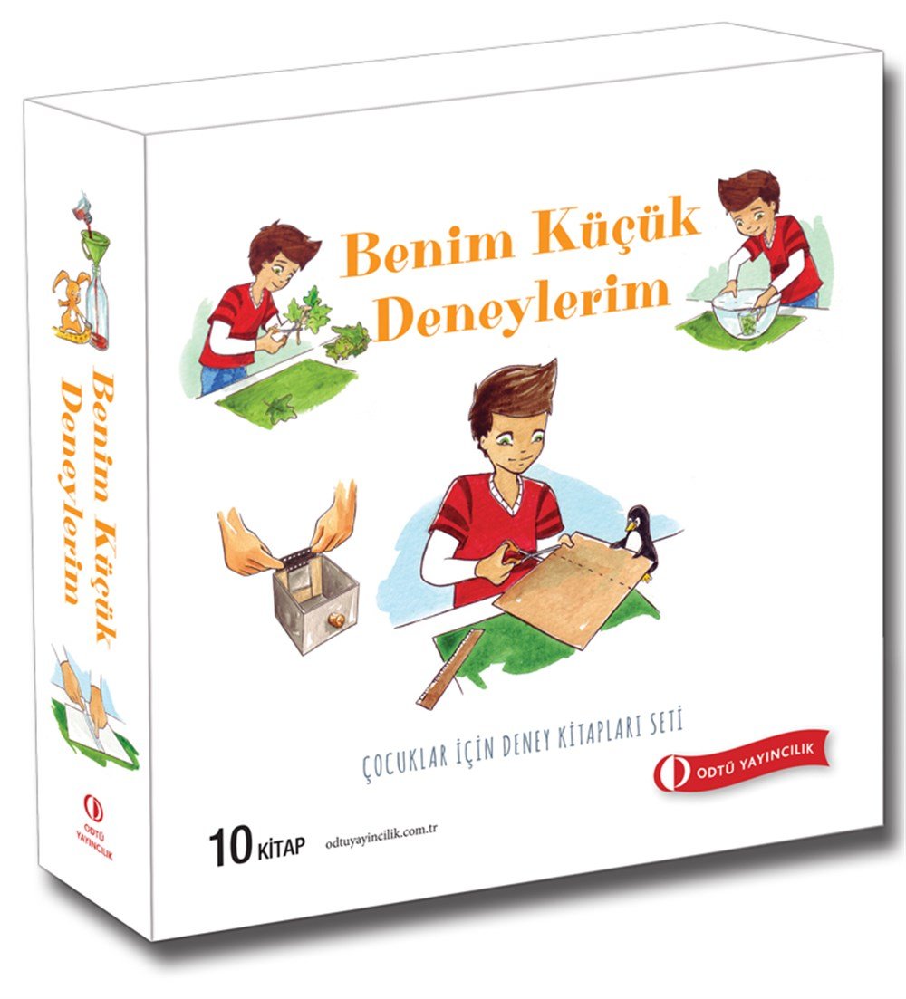 Çocuklar İçin Deney Kitapları Seti-10 Kitap Benim Küçük Deneylerim (Kampanya)