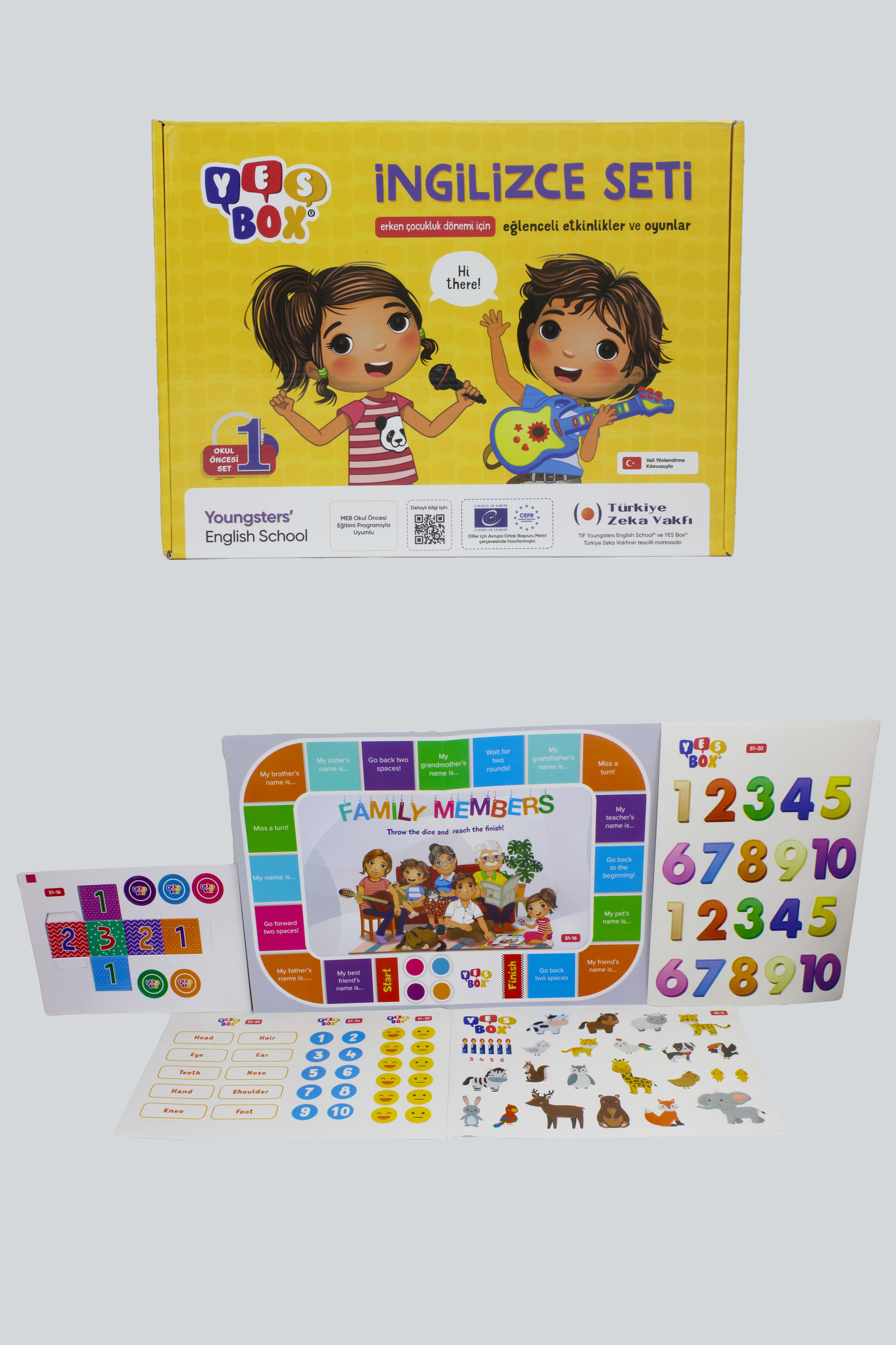 YES BOX İngilizce Seti - 1