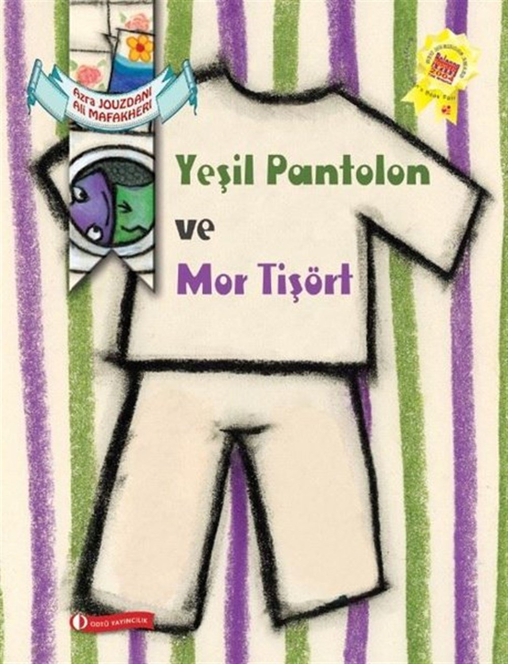 Yeşil Pantolon Ve Mor Tişört