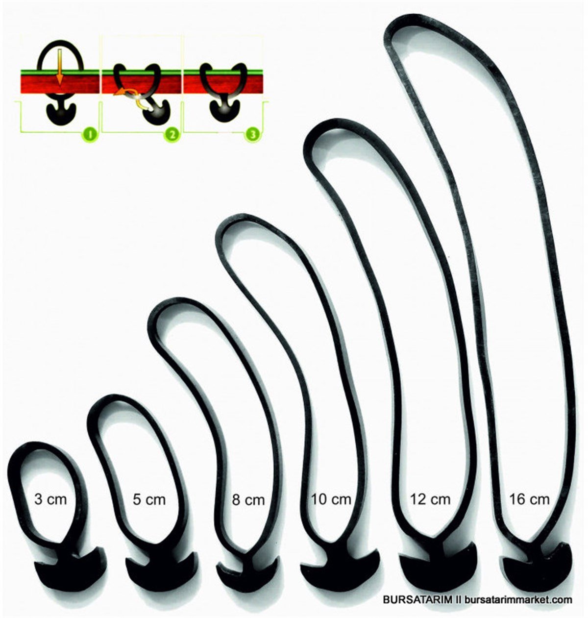 BUTAFIXBağlama Lastiği ( Te Bant) 12cm - Bandofix - İthal