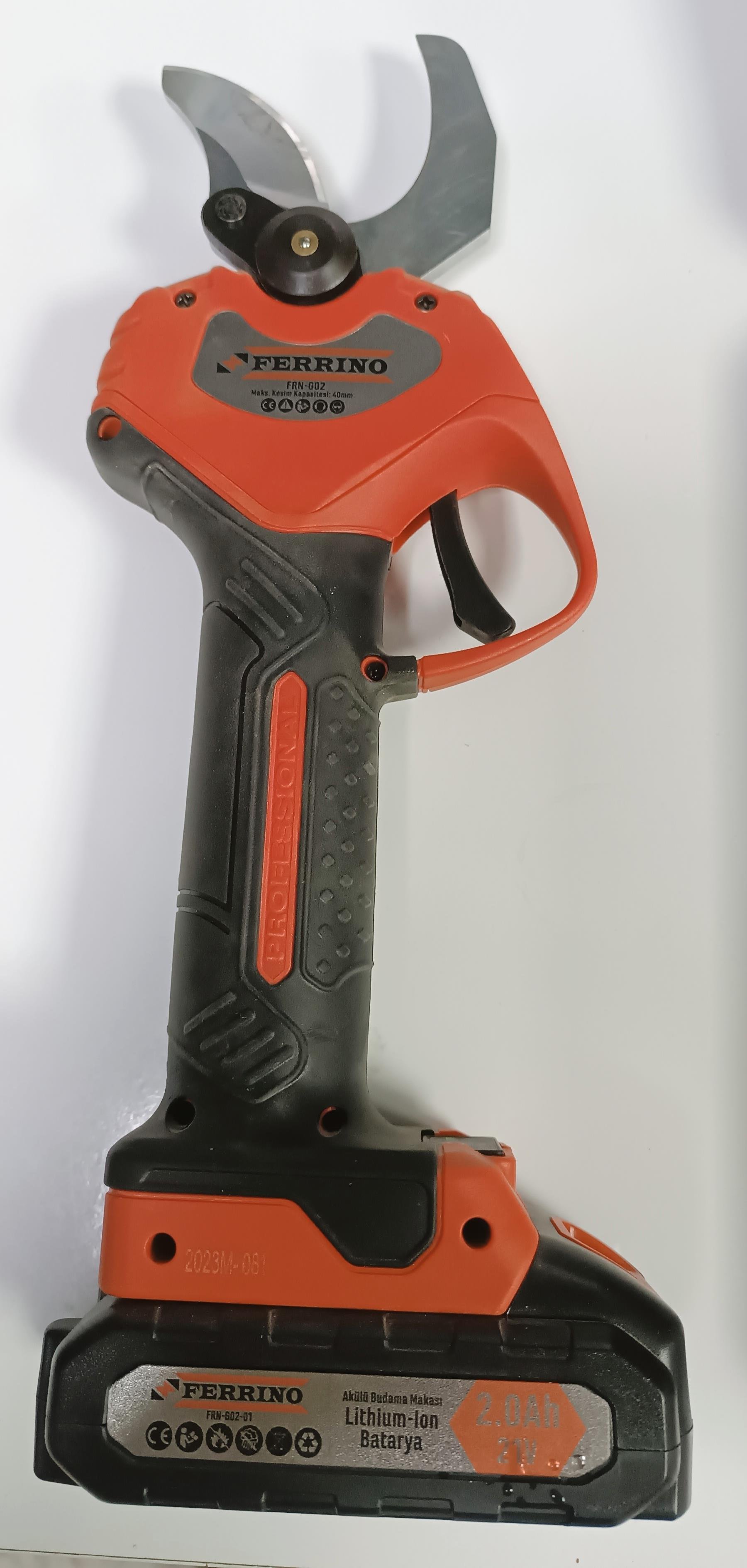 ferrinoFerrino Şarjlı Akülü Budama Makası FRN-G02 40mm ağız açıklığı