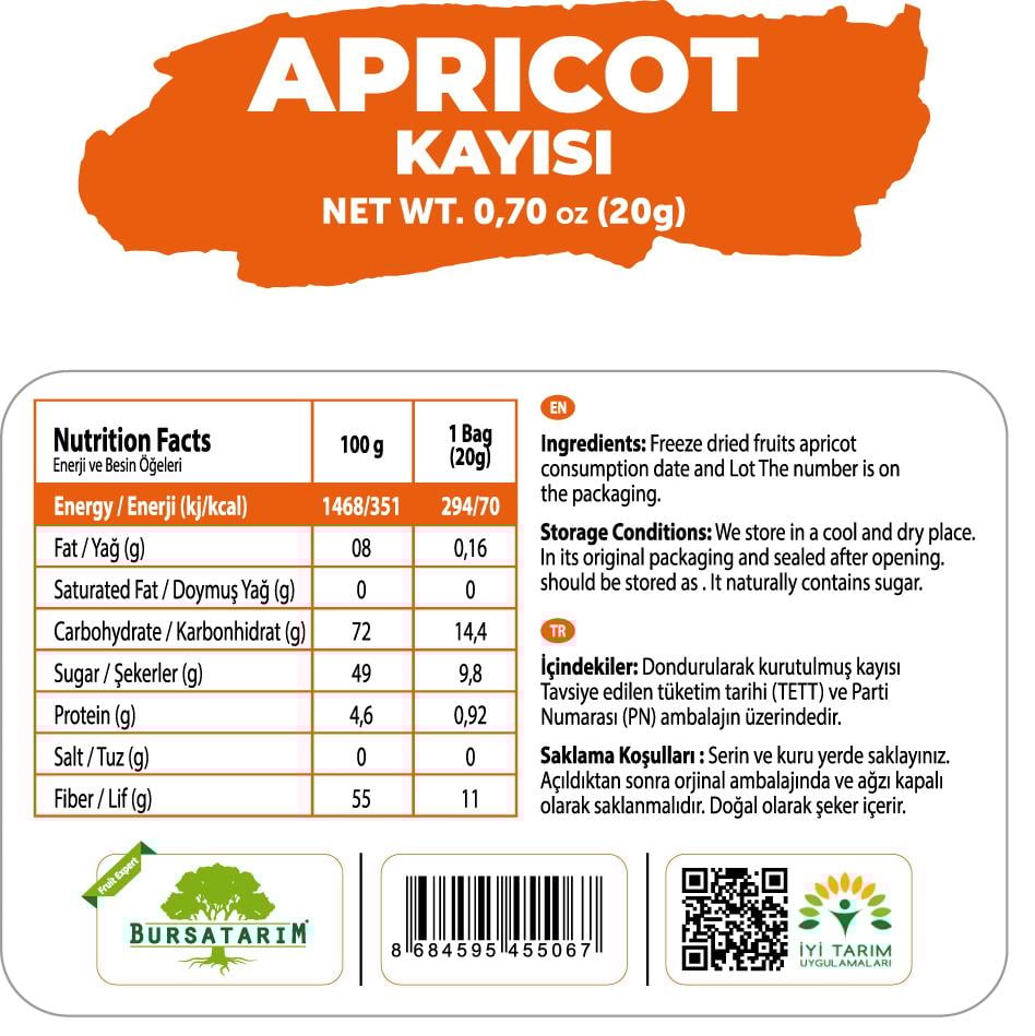 FRUTZFRUTZ (20GR) - Kayısı