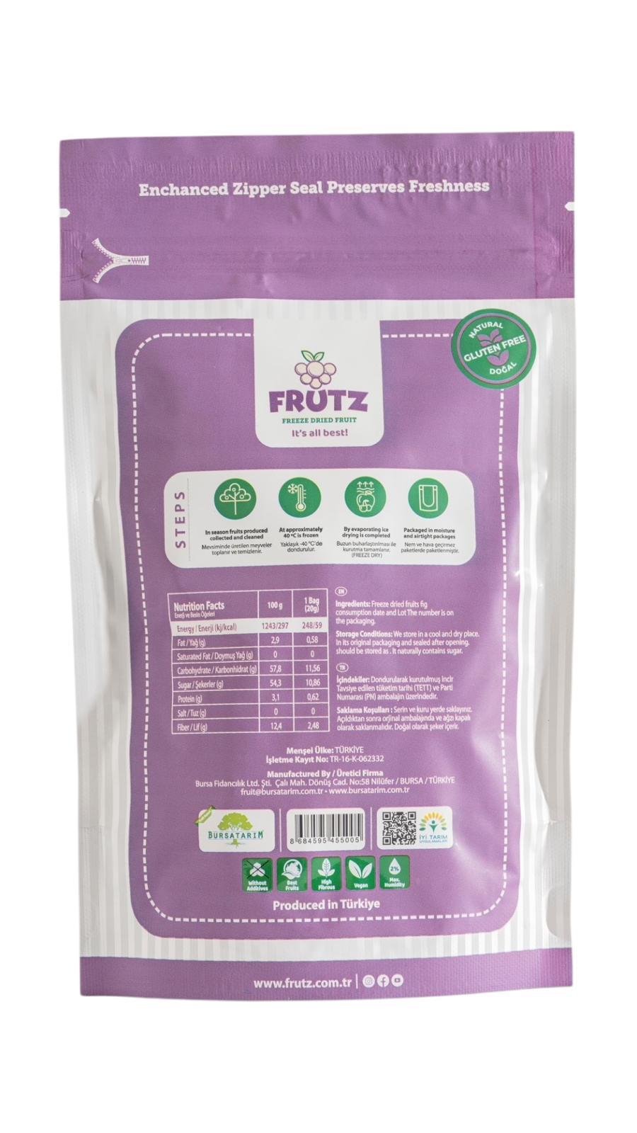 FRUTZFRUTZ (20GR) - Siyah İncir 