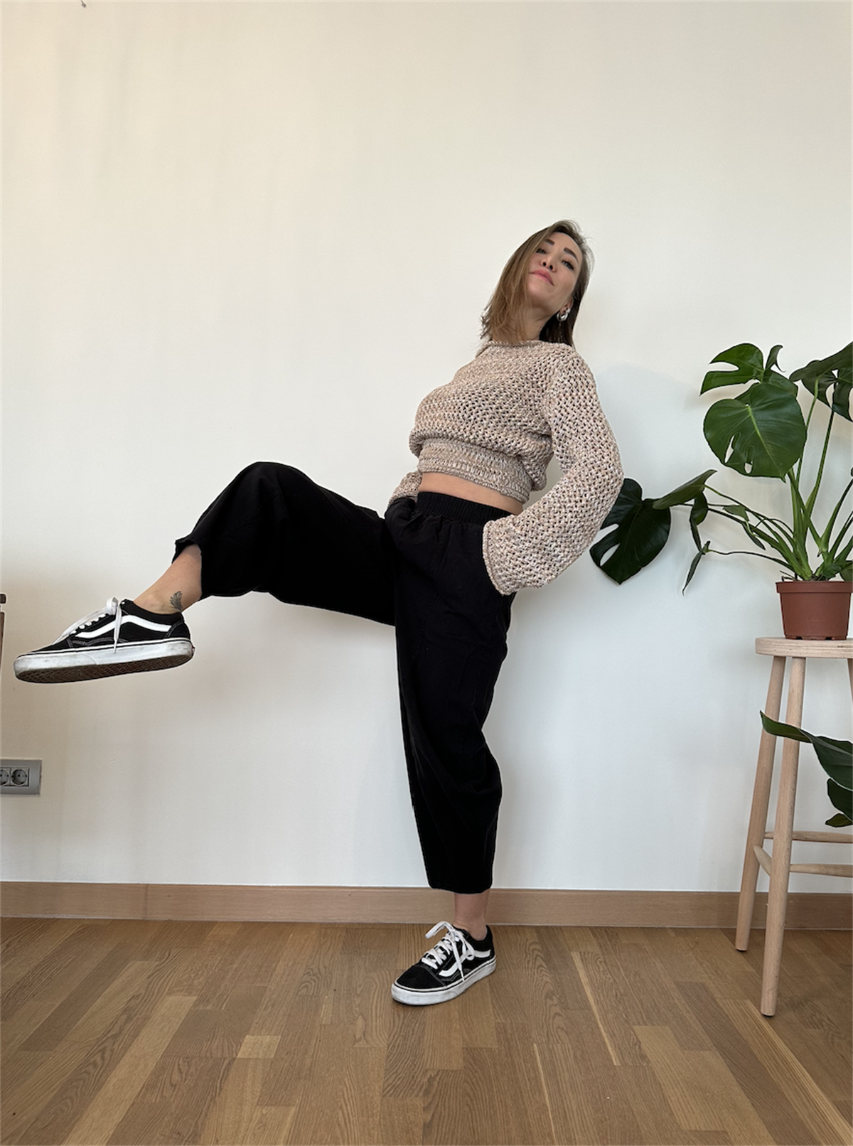 Gabardin Kumaş Balon Pantolon
