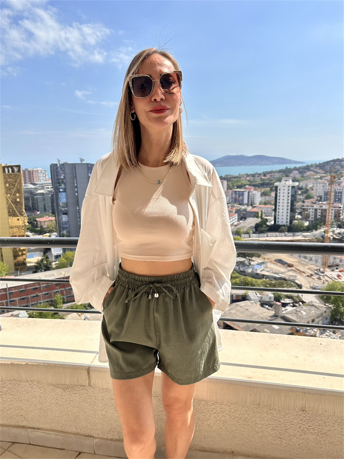 Pamuklu Kumaş Salaş Gömlek